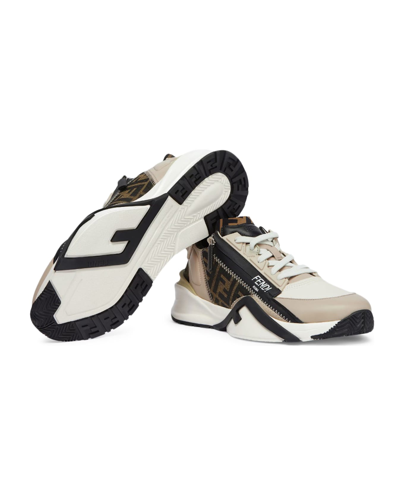 Fendi Flow Sneakers - White