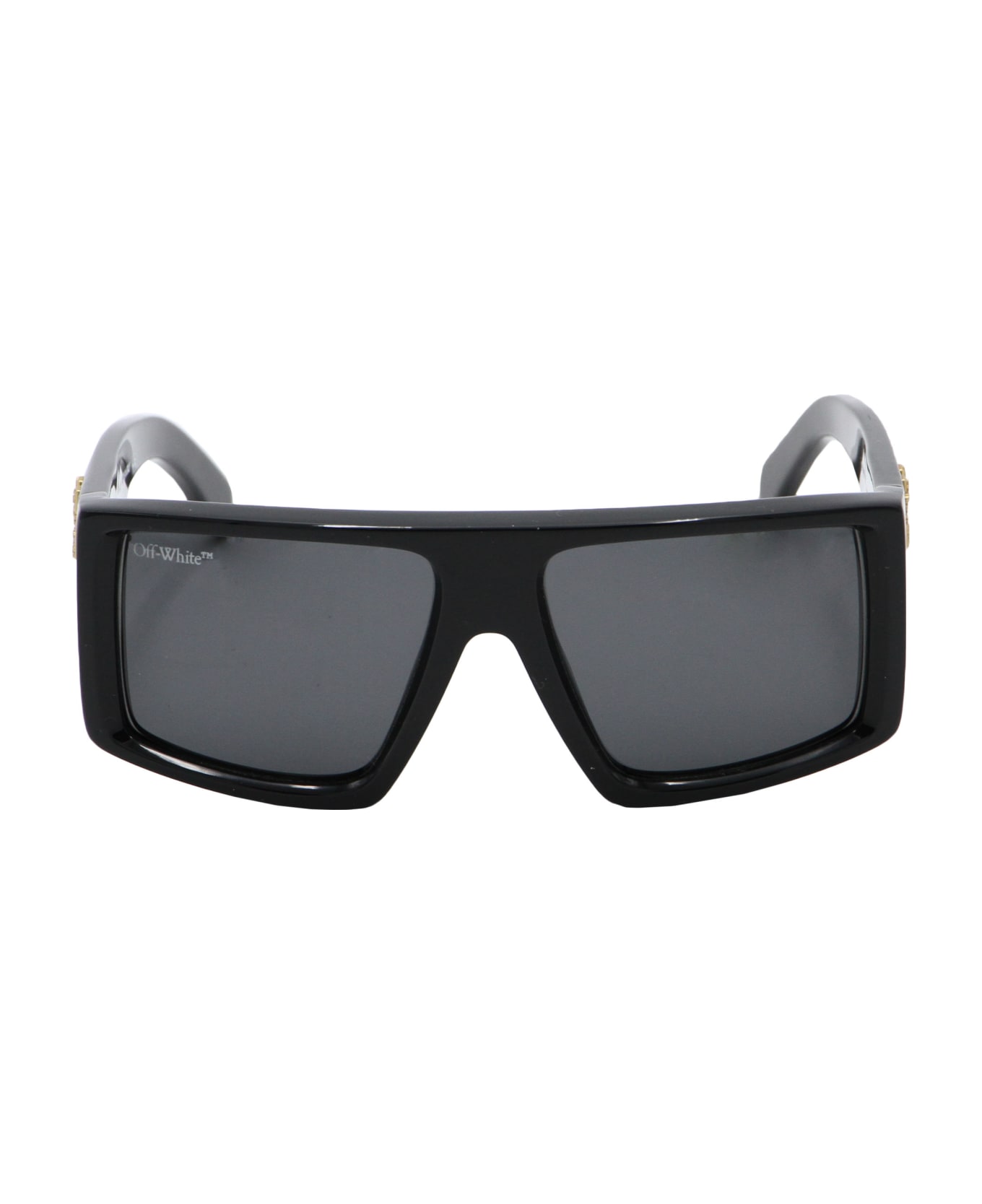 Off-White Squared Sunglasses - black サングラス