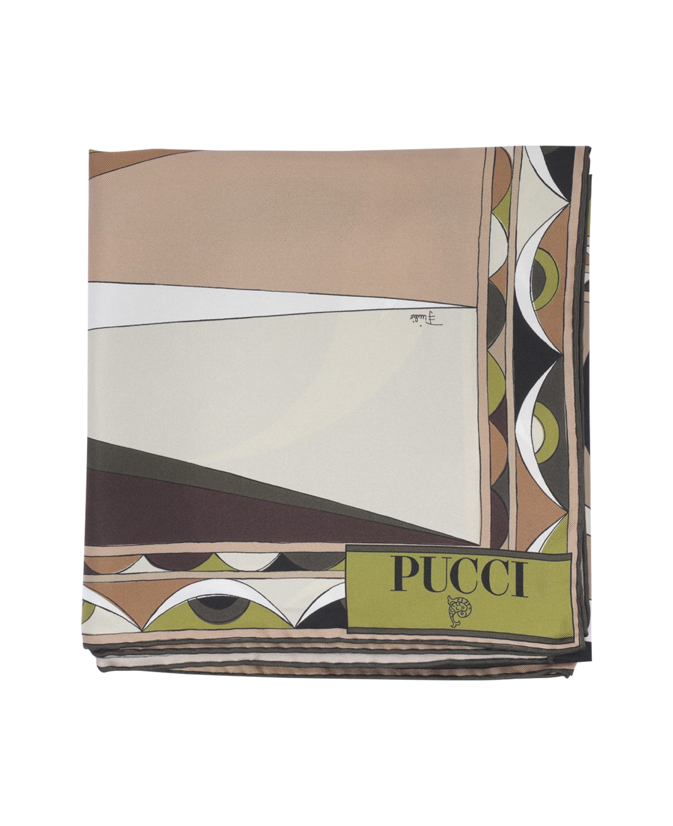 Pucci Bersaglio Print Foulard - MultiColour