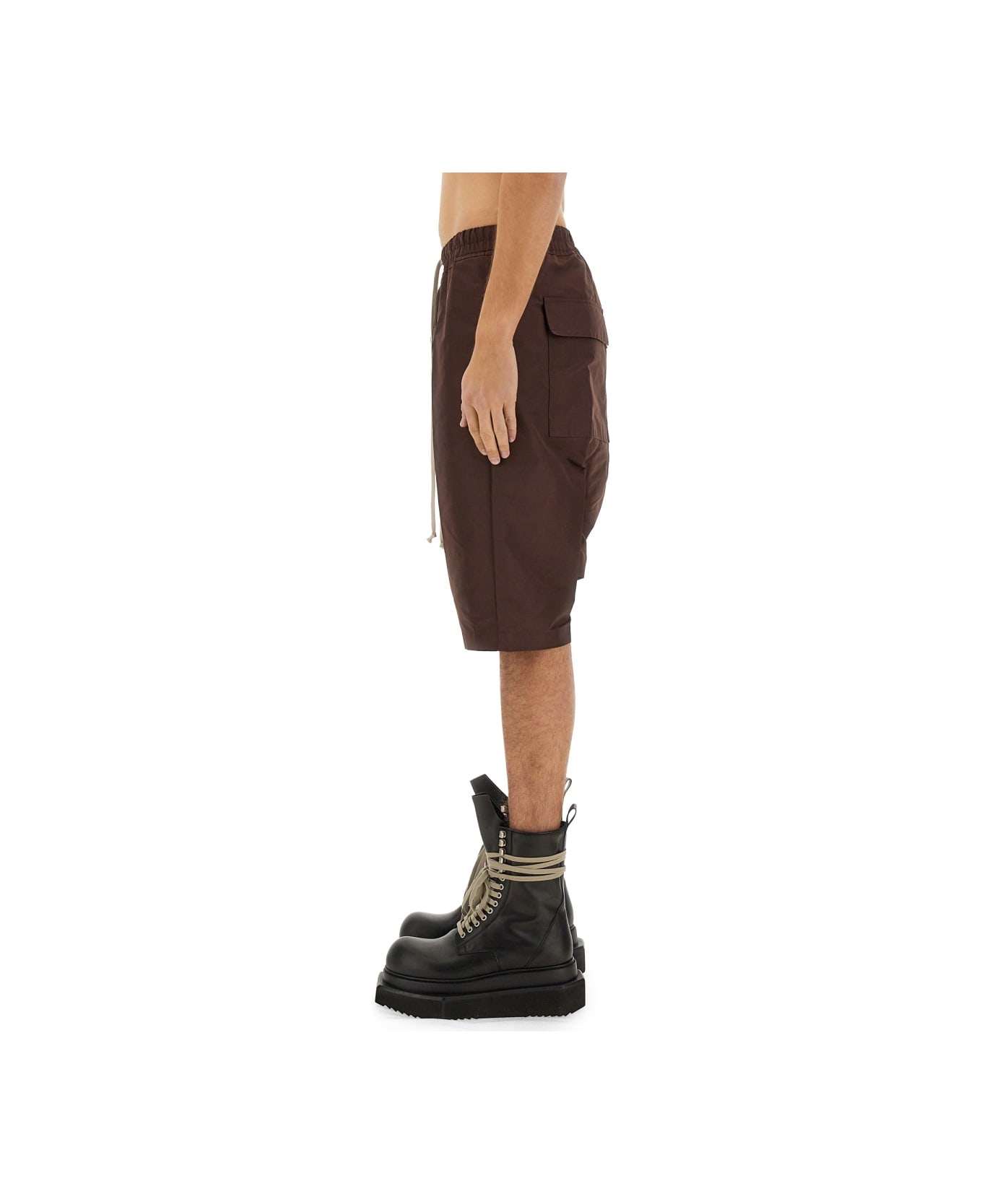 Rick Owens Short "rick's Pods" - BROWN