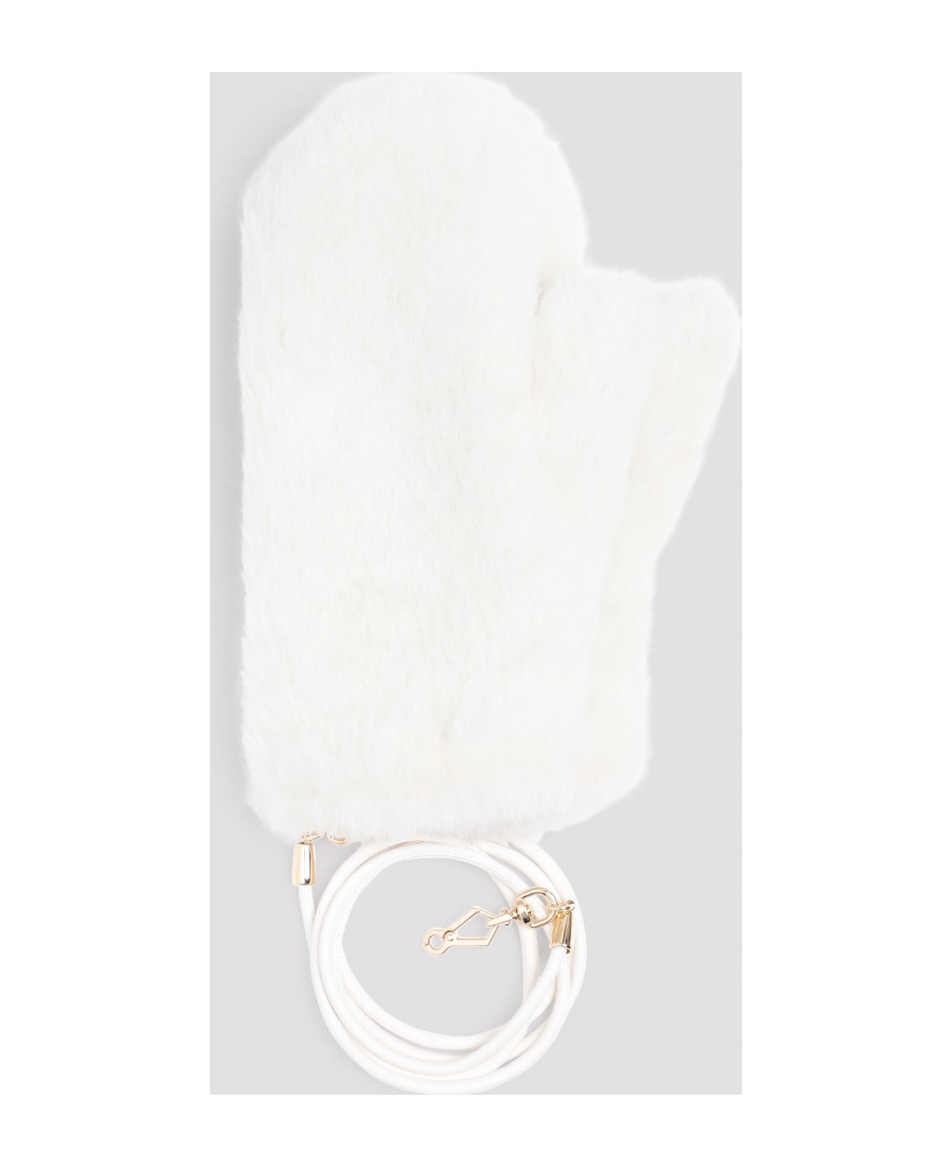 Max Mara Teddy Gloves - Bianco