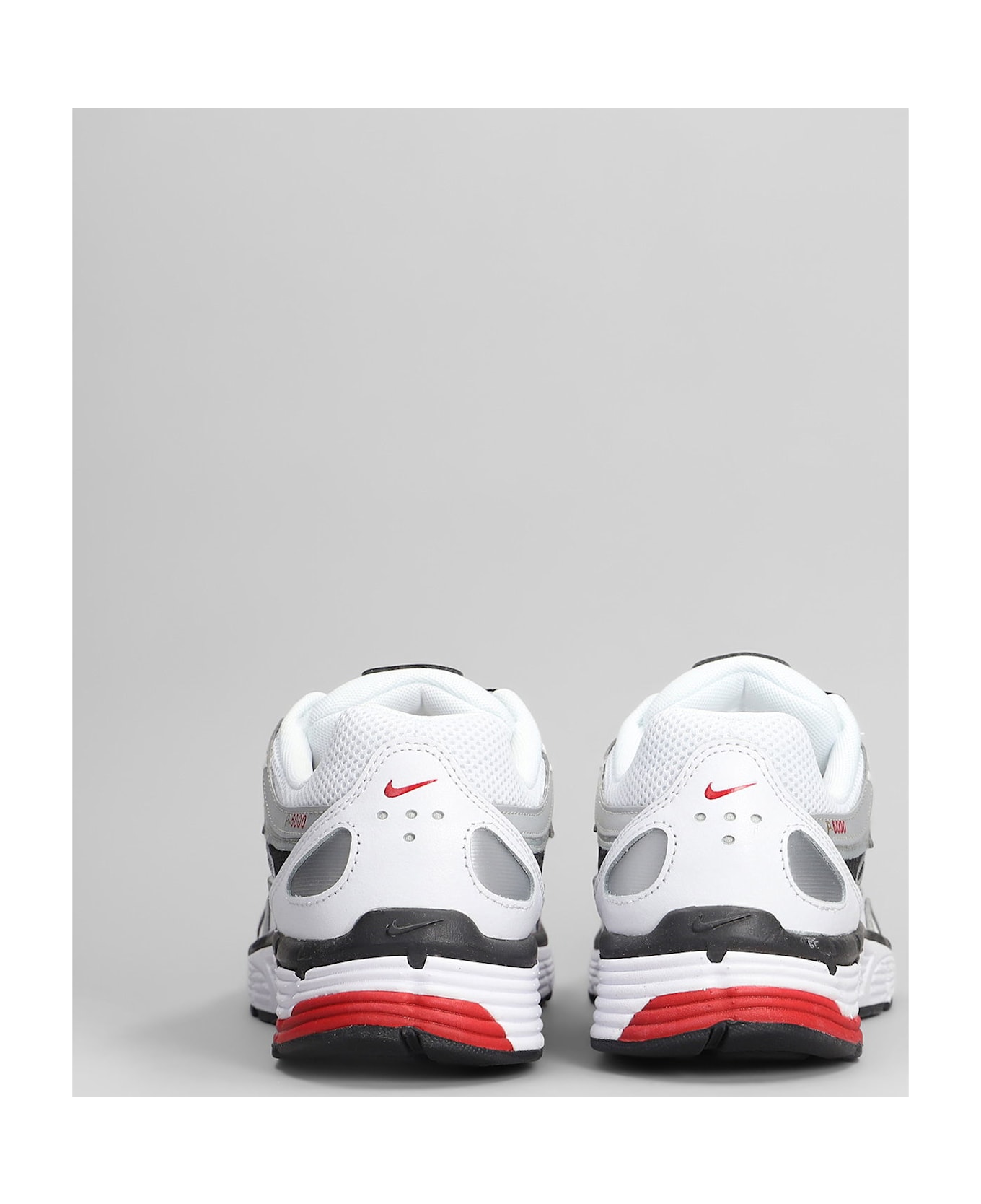 Nike P-6000 Sneakers In White Leather And Fabric - white