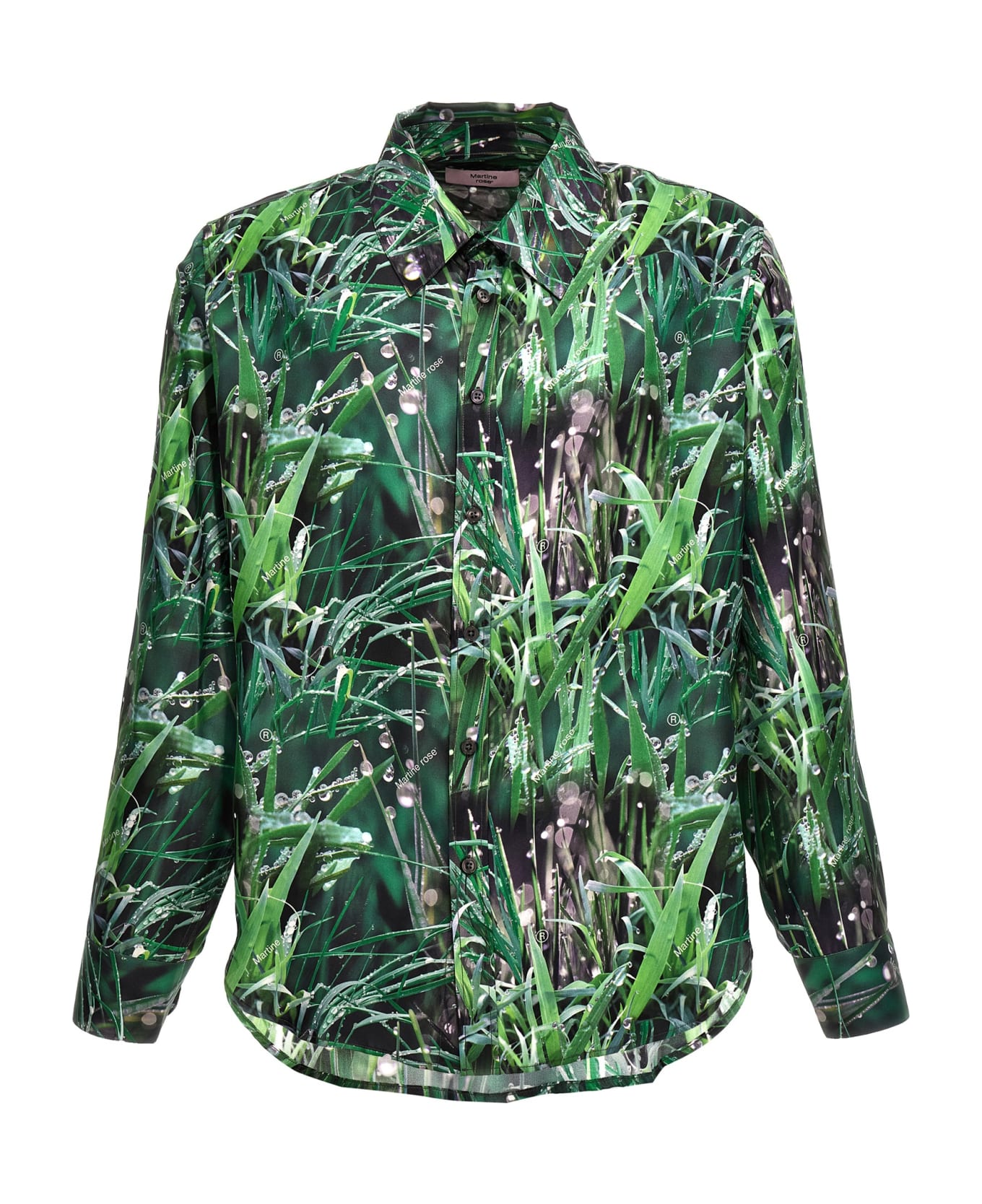Martine Rose 'grass' Shirt - Green シャツ
