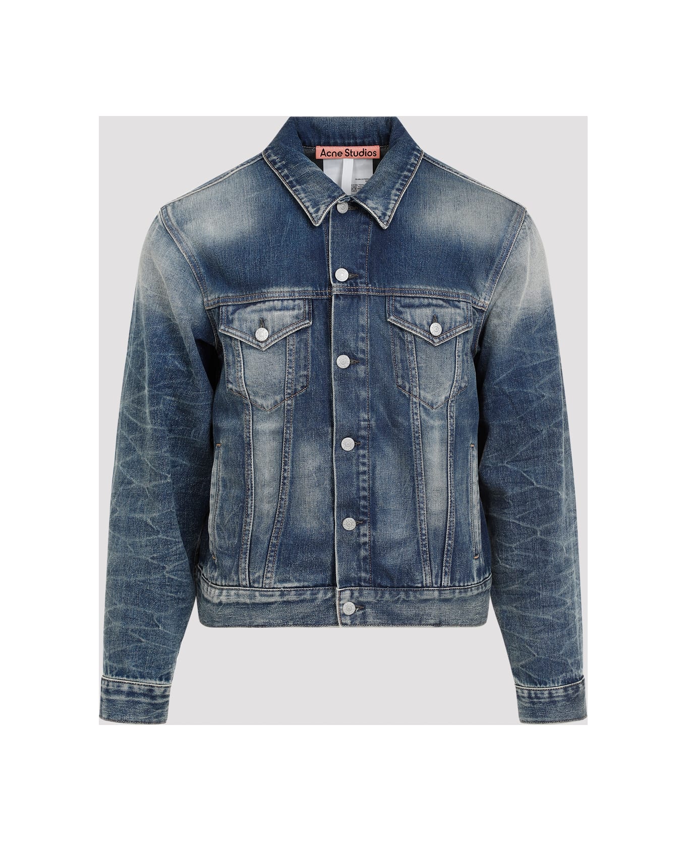 Acne Studios Cotton Jacket - Mid Blue