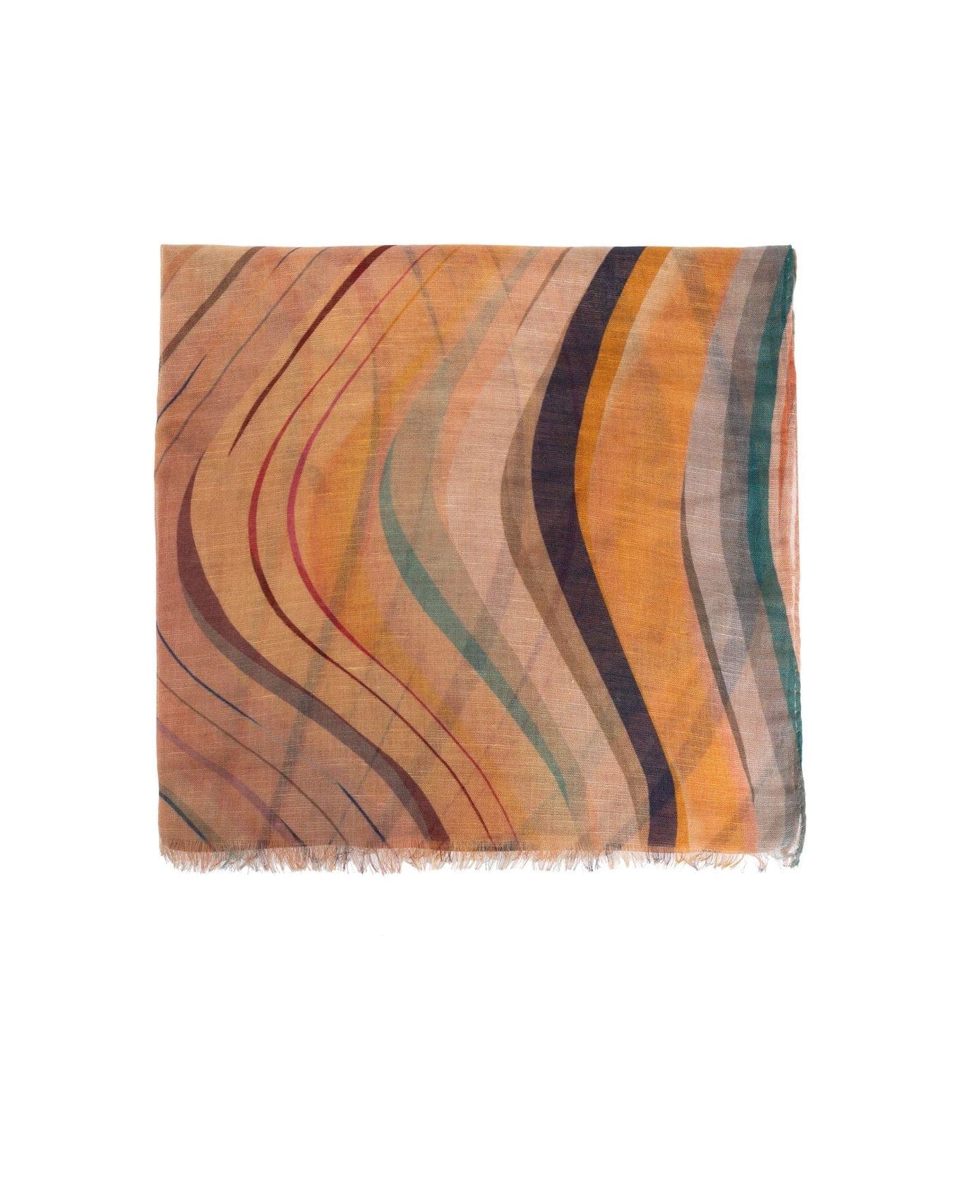Paul Smith Patterned Scarf - MULTICOLOUR