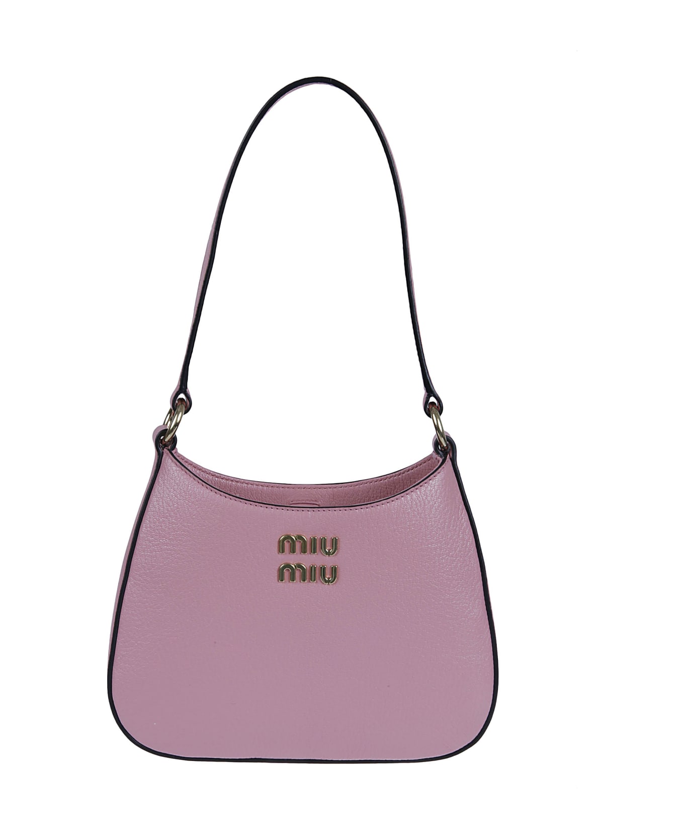 Miu Miu Logo Detail Tote - Pink
