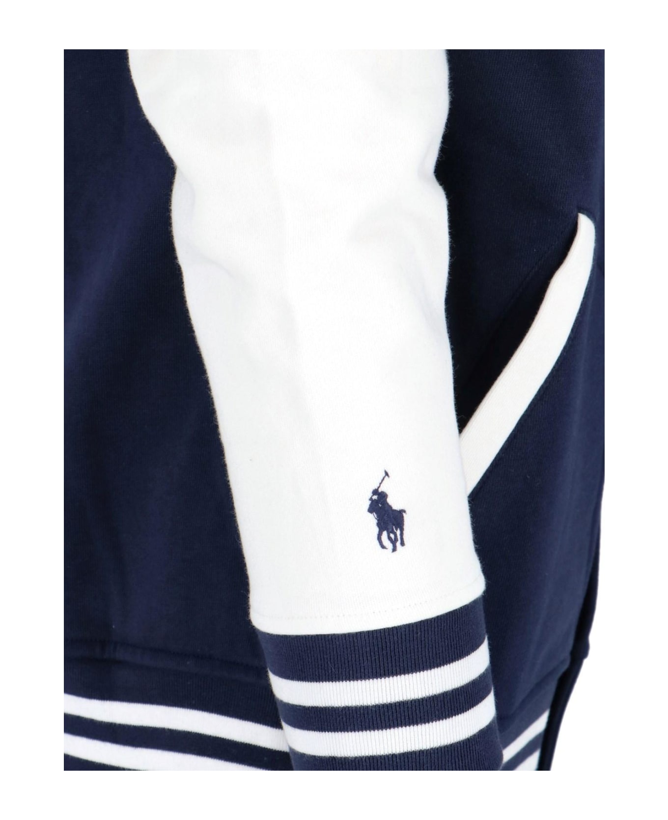 Ralph Lauren Varsity Logo Jacket - navy