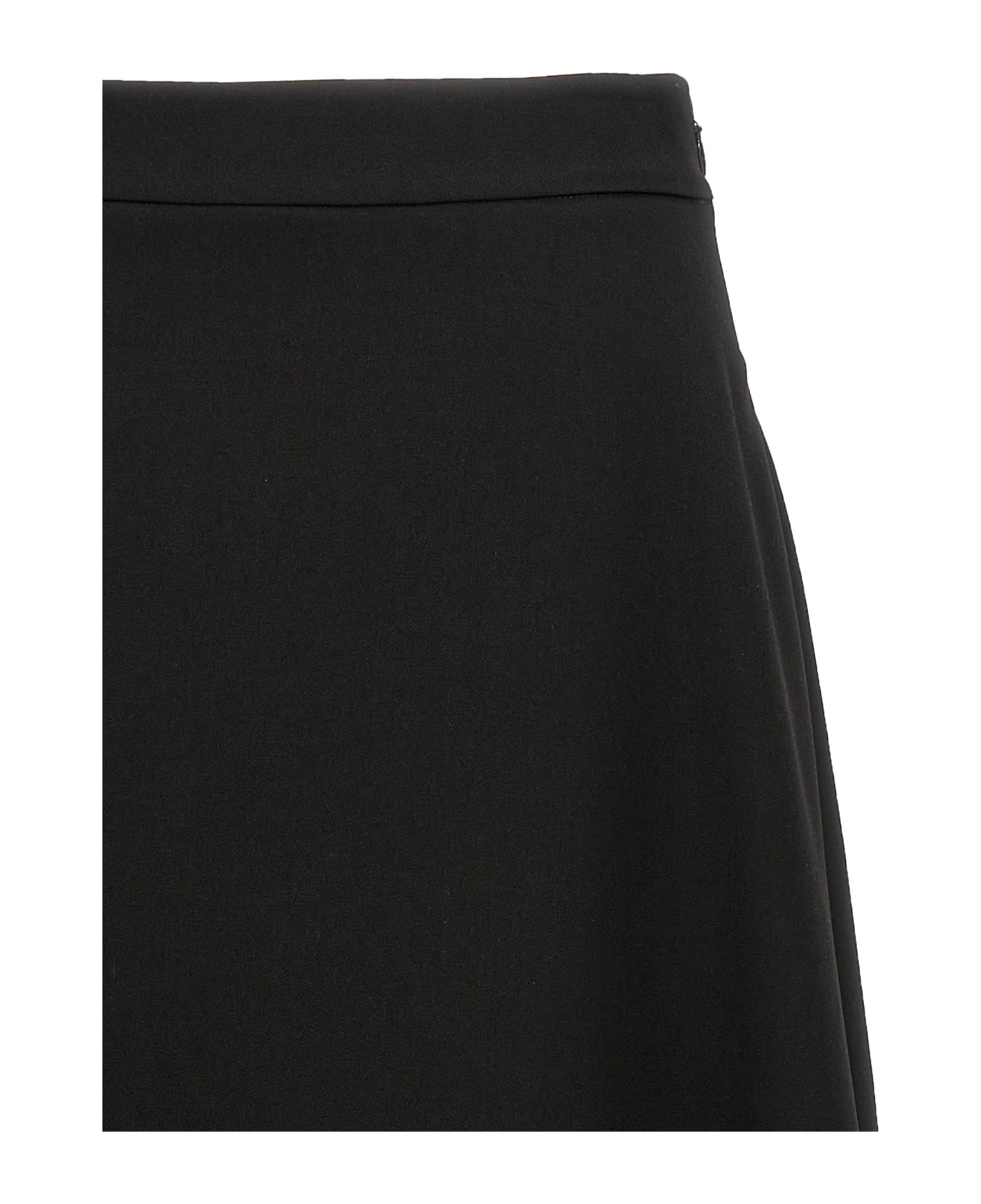 Jil Sander Asymmetrical Skirt - Black スカート