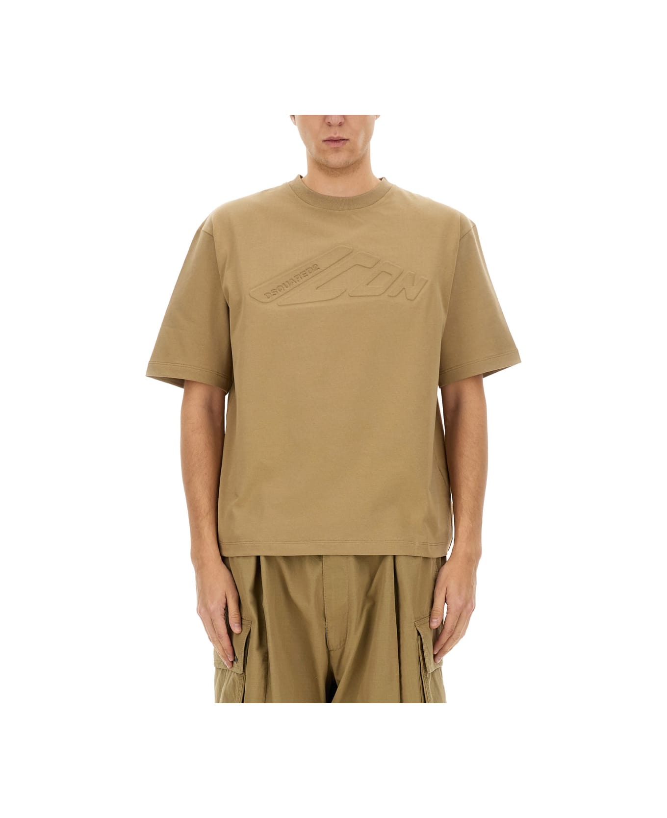 Dsquared2 
icon New Generation
 T-shirt - BEIGE