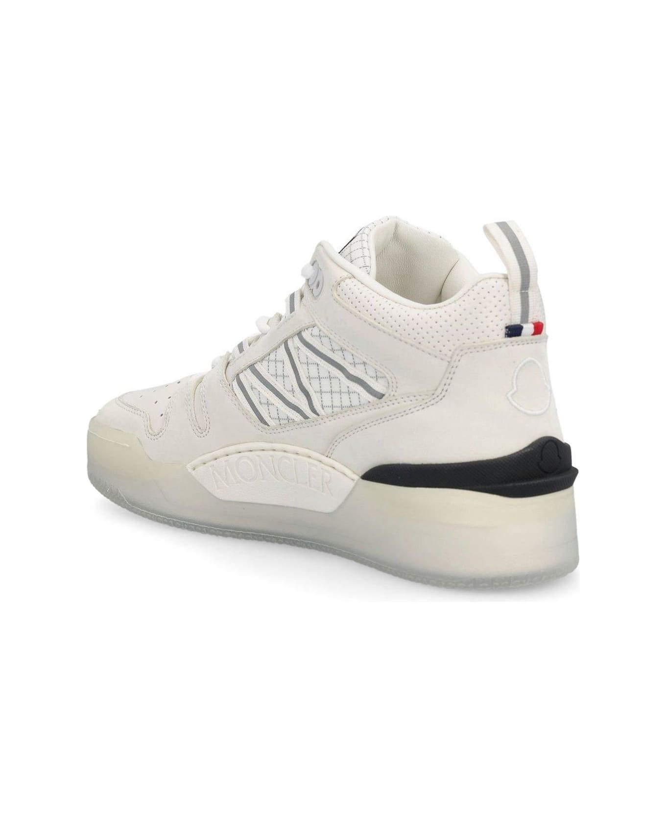 Moncler Pivot Lace-up Sneakers - White