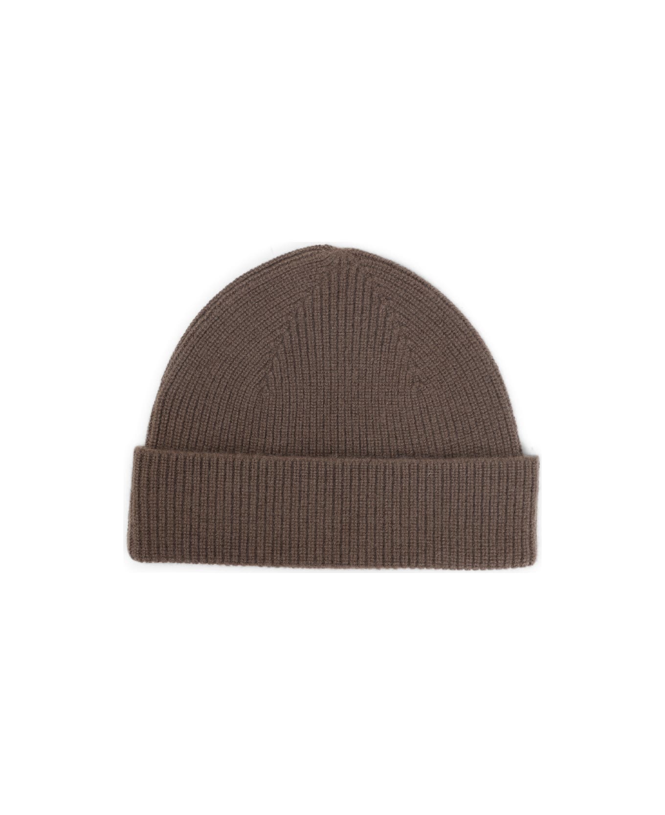 Zegna Cashmere Beanie - Marrone Scuro Unito