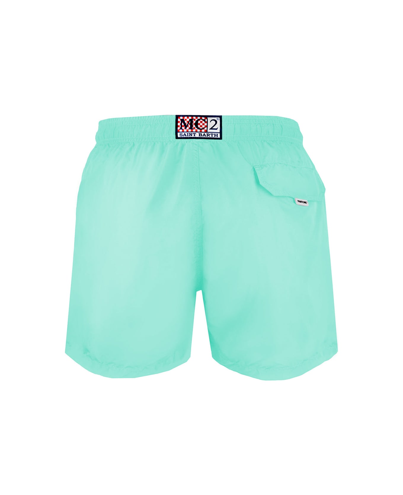 MC2 Saint Barth Man Water Green Swim Shorts | Pantone Special Edition - GREEN