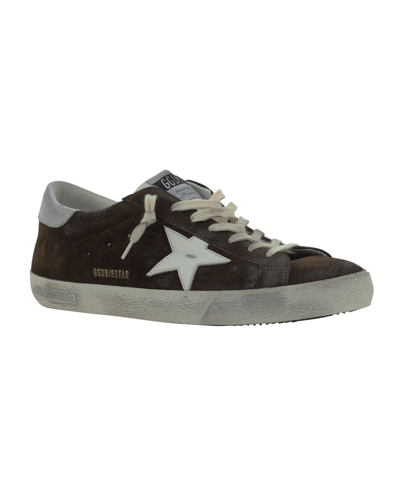 Golden Goose Super Star Sneakers - Brown/white