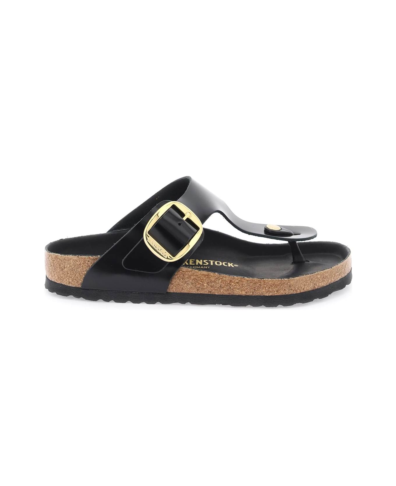 Birkenstock Gizeh Big Buckle Mules - Black