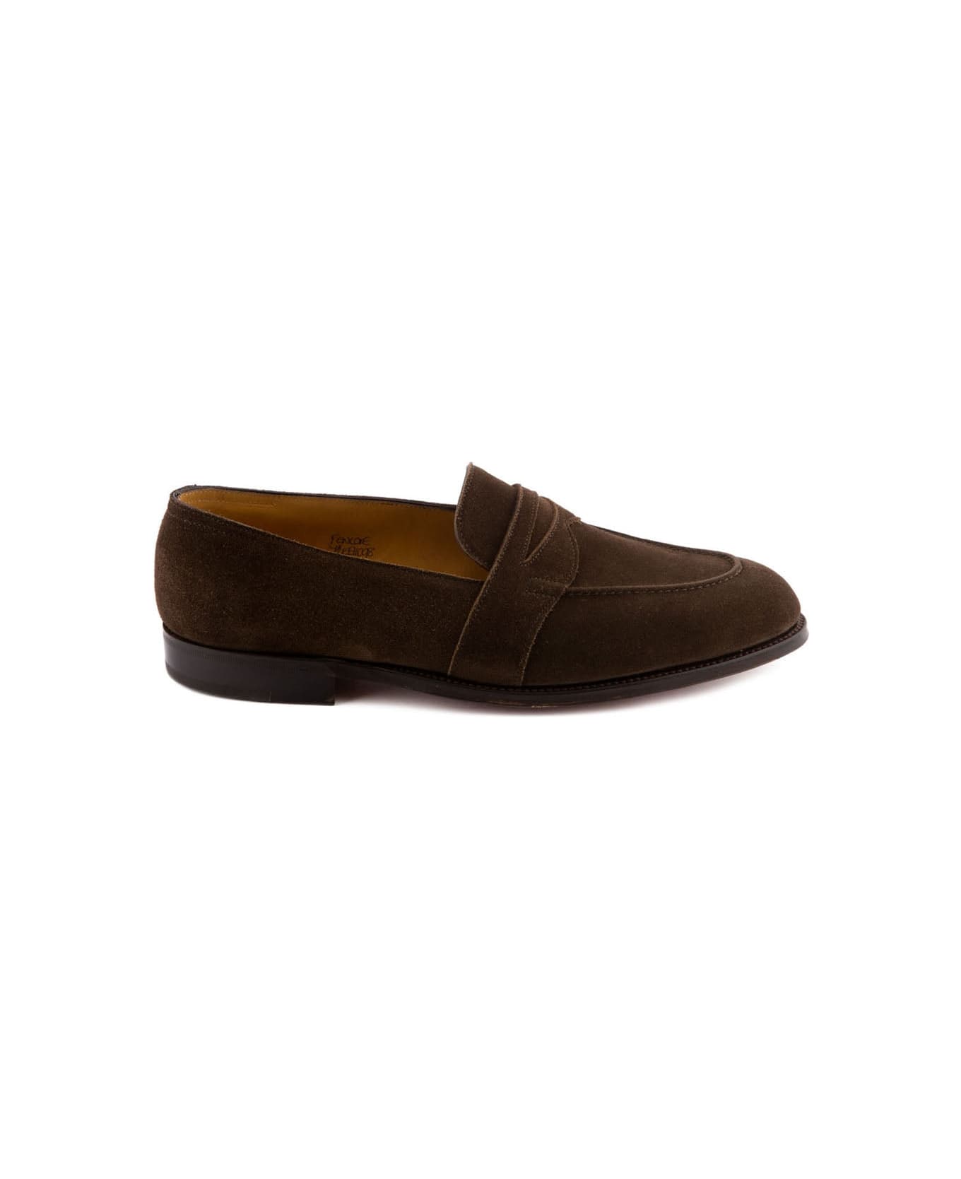 John Lobb Loafer Fencote In Pewter Suede