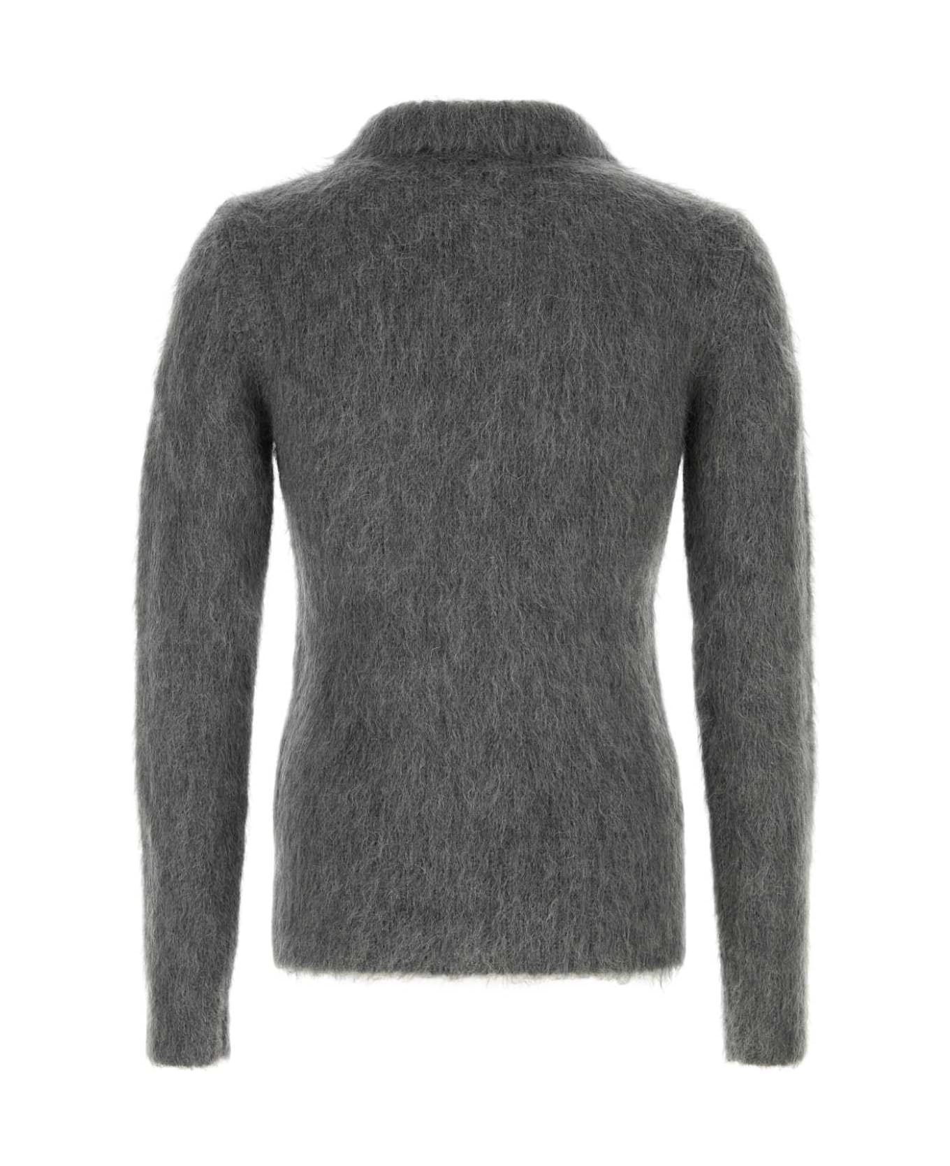 Gucci Grey Mohair Blend Cardigan - LILLAC