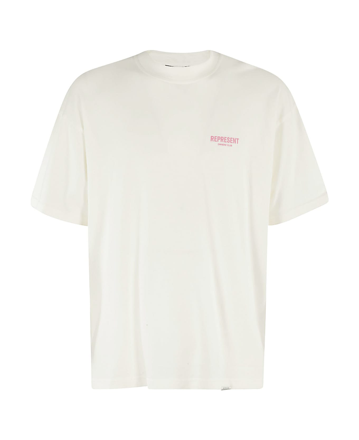 REPRESENT Owners Club T Shirt - White Bubblegum Pink