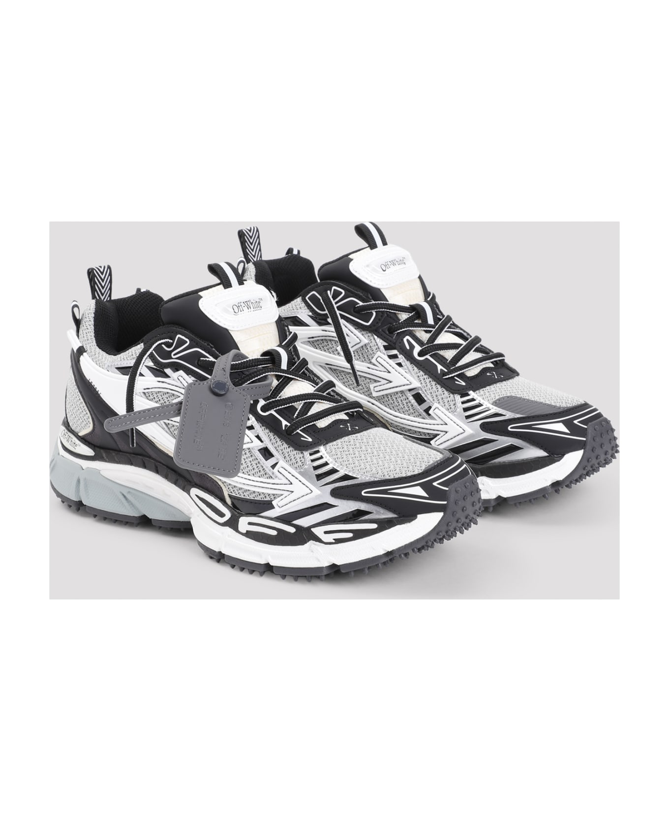 Off-White Be Right Back Sneakers - Light Grey Black