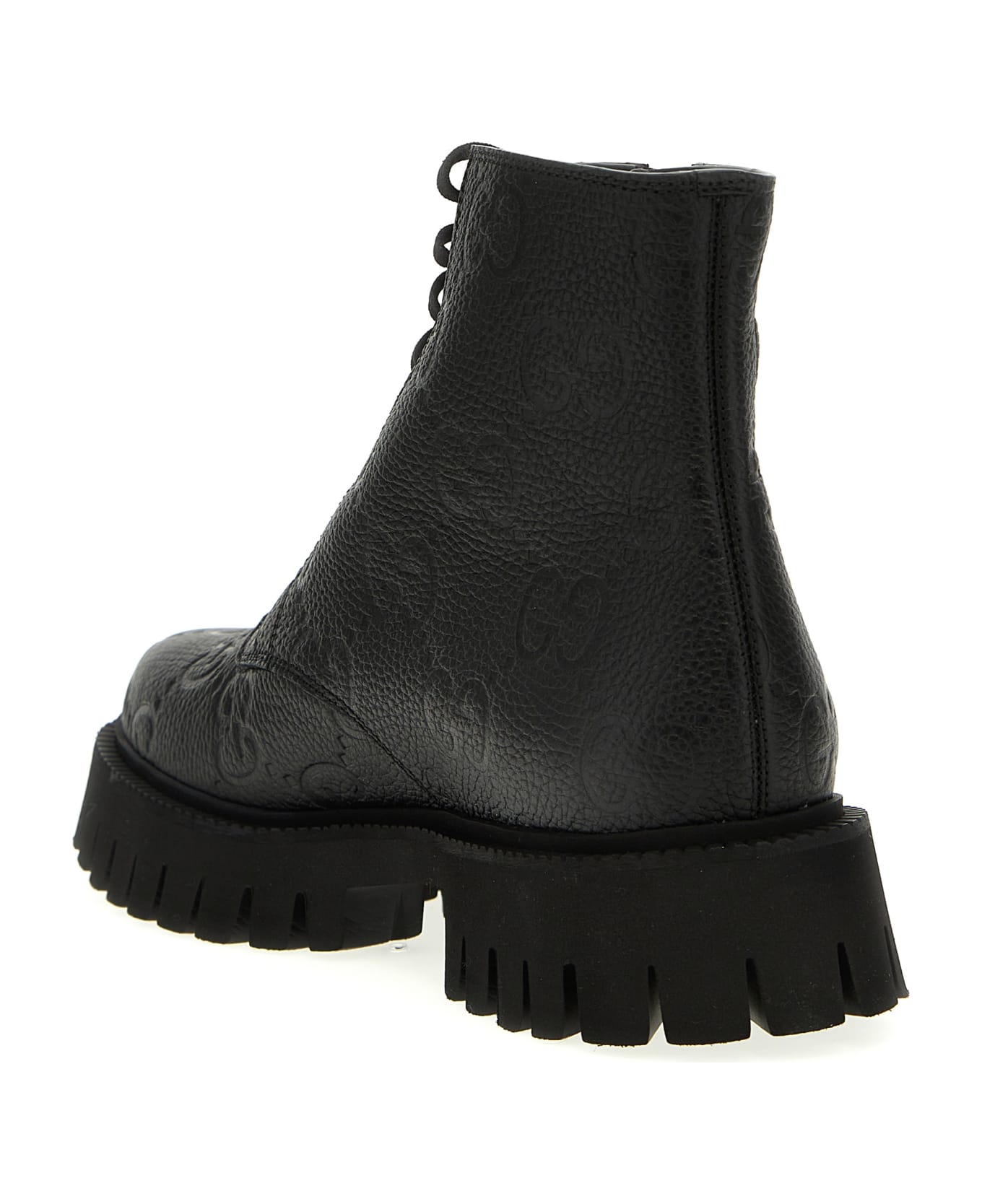 Gucci 'gg' Ankle Boots - Black