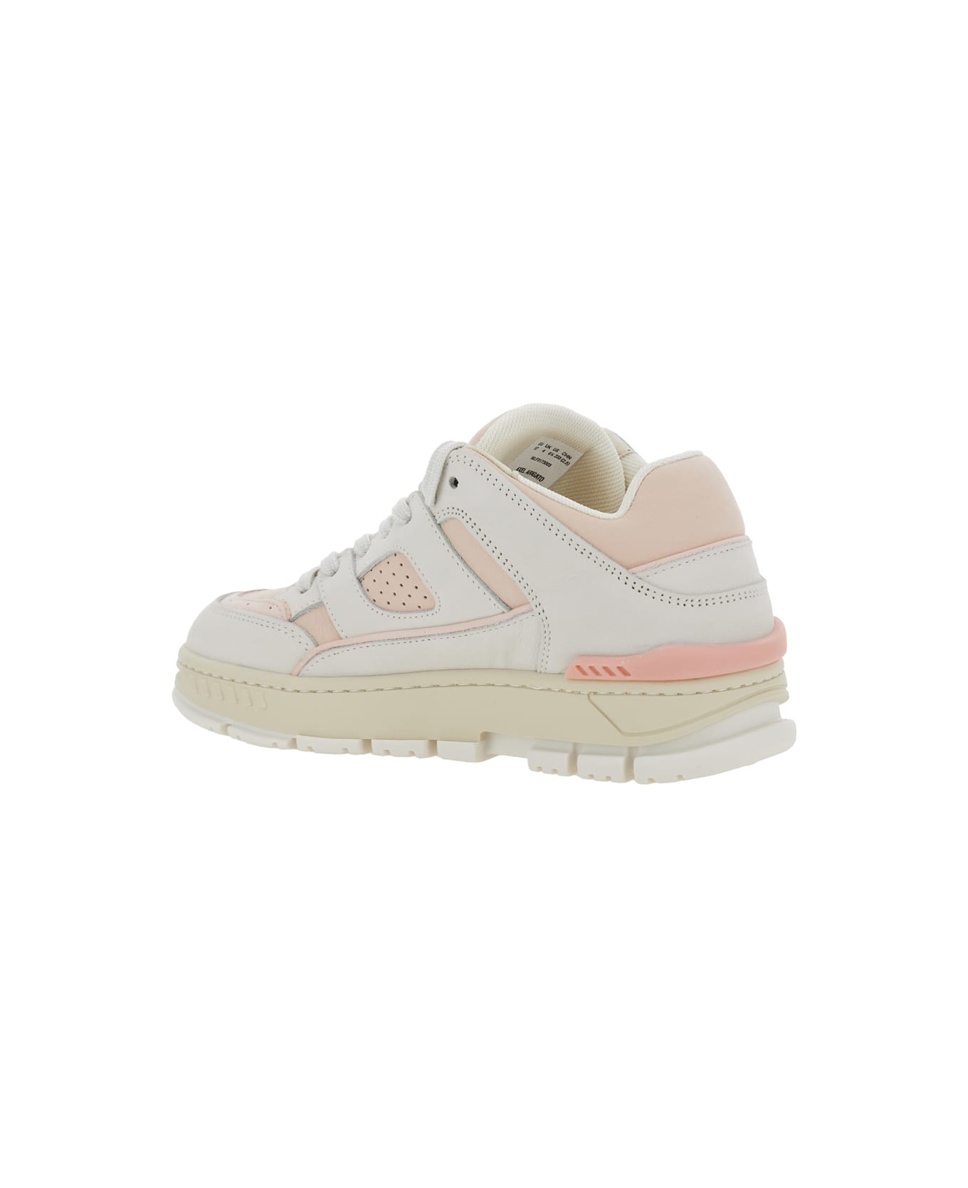 Axel Arigato 'area Lo' Pink Low Top Sneakers With Logo Patch On The Tongue And Chunky Sole In Leather Woman - Pink