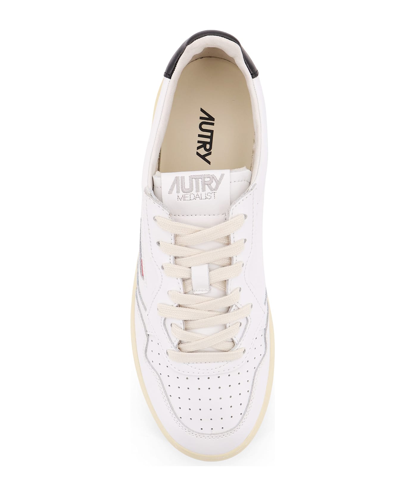 Autry Medalist Low Leather Low-top Sneakers - White