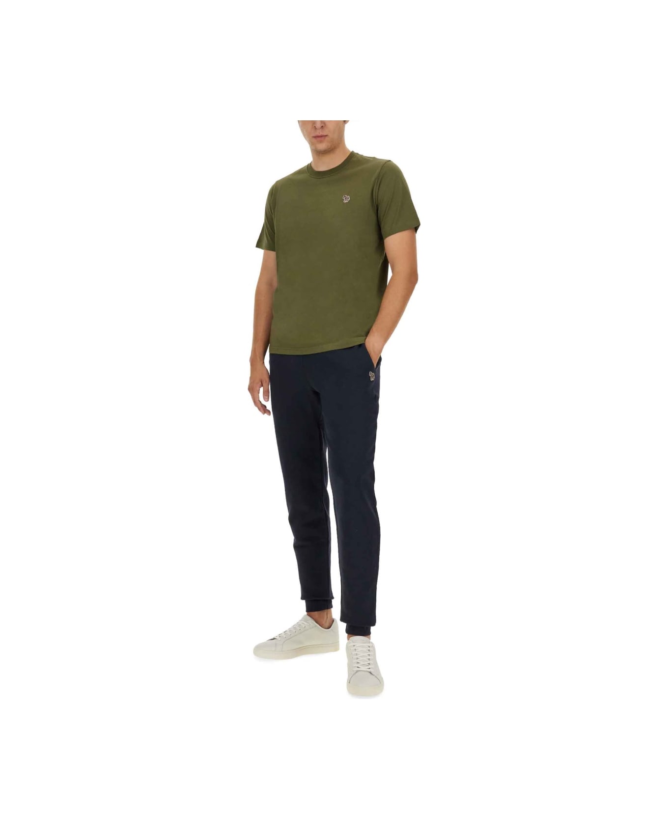 PS by Paul Smith 'zebra' T-shirt - MILITARY GREEN