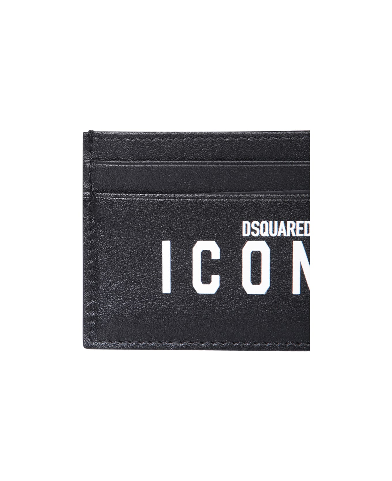 Dsquared2 Icon Black Card Holder - Black