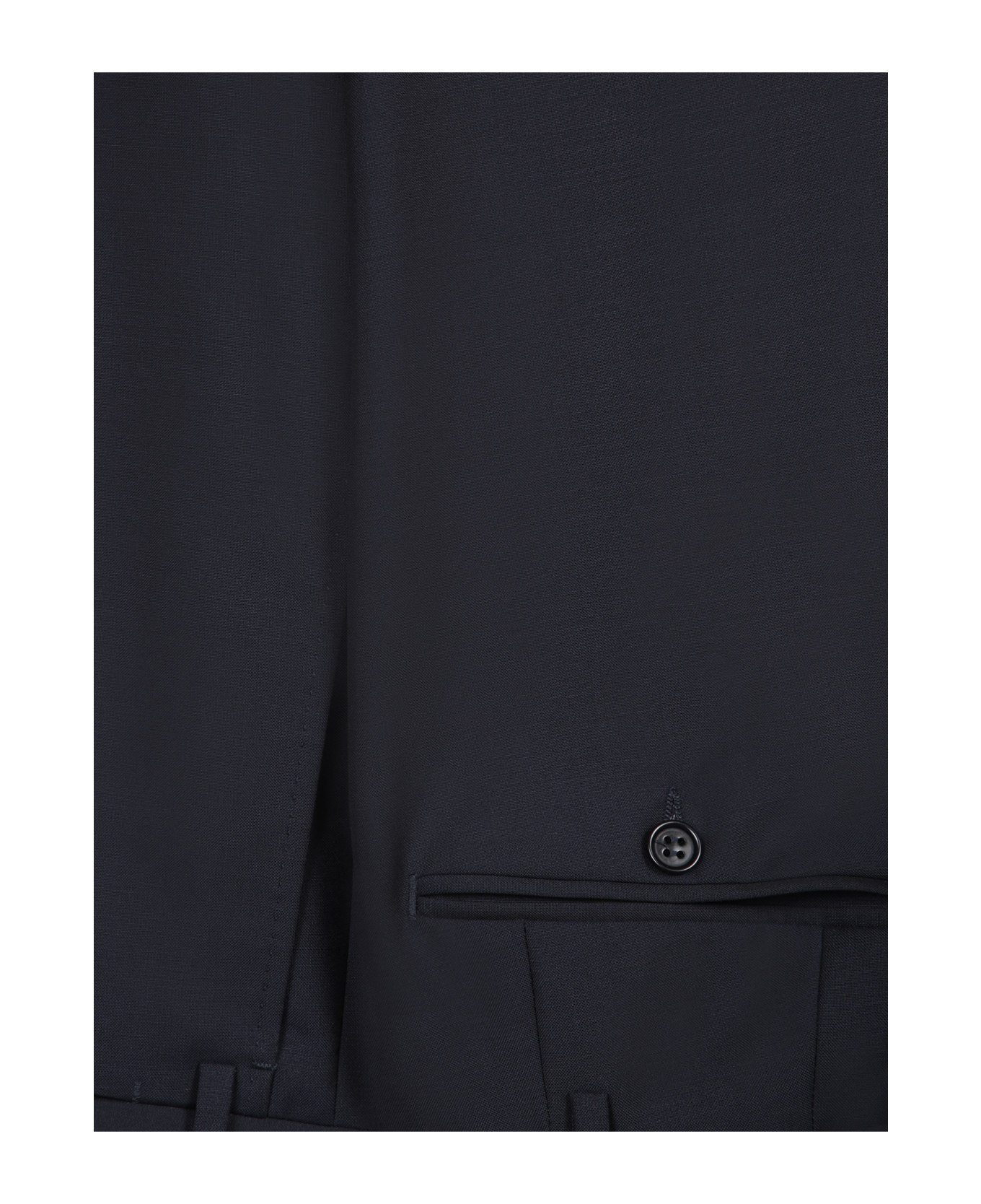 Canali Blue Mohair Suit - Blue