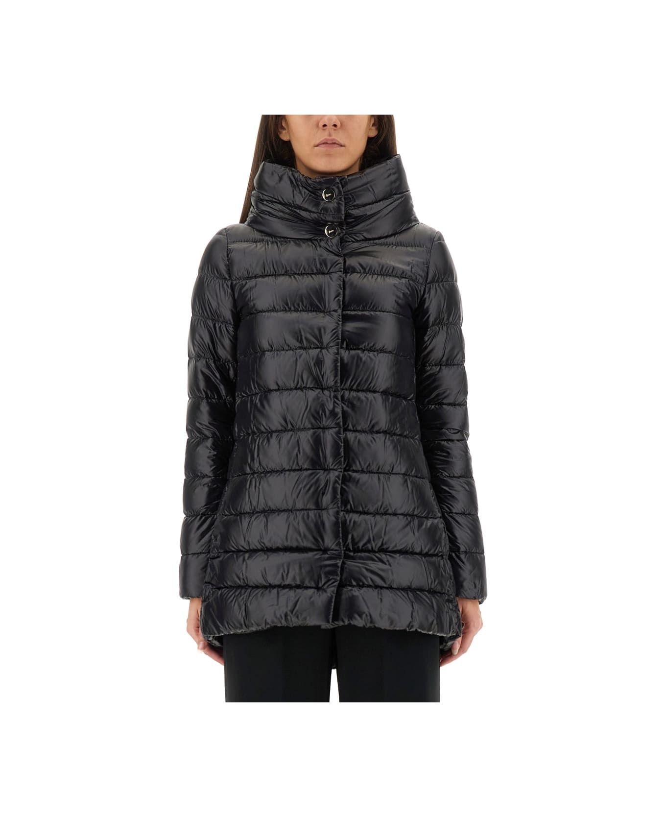 Herno Down Jacket "a-shape Amelia" - BLACK