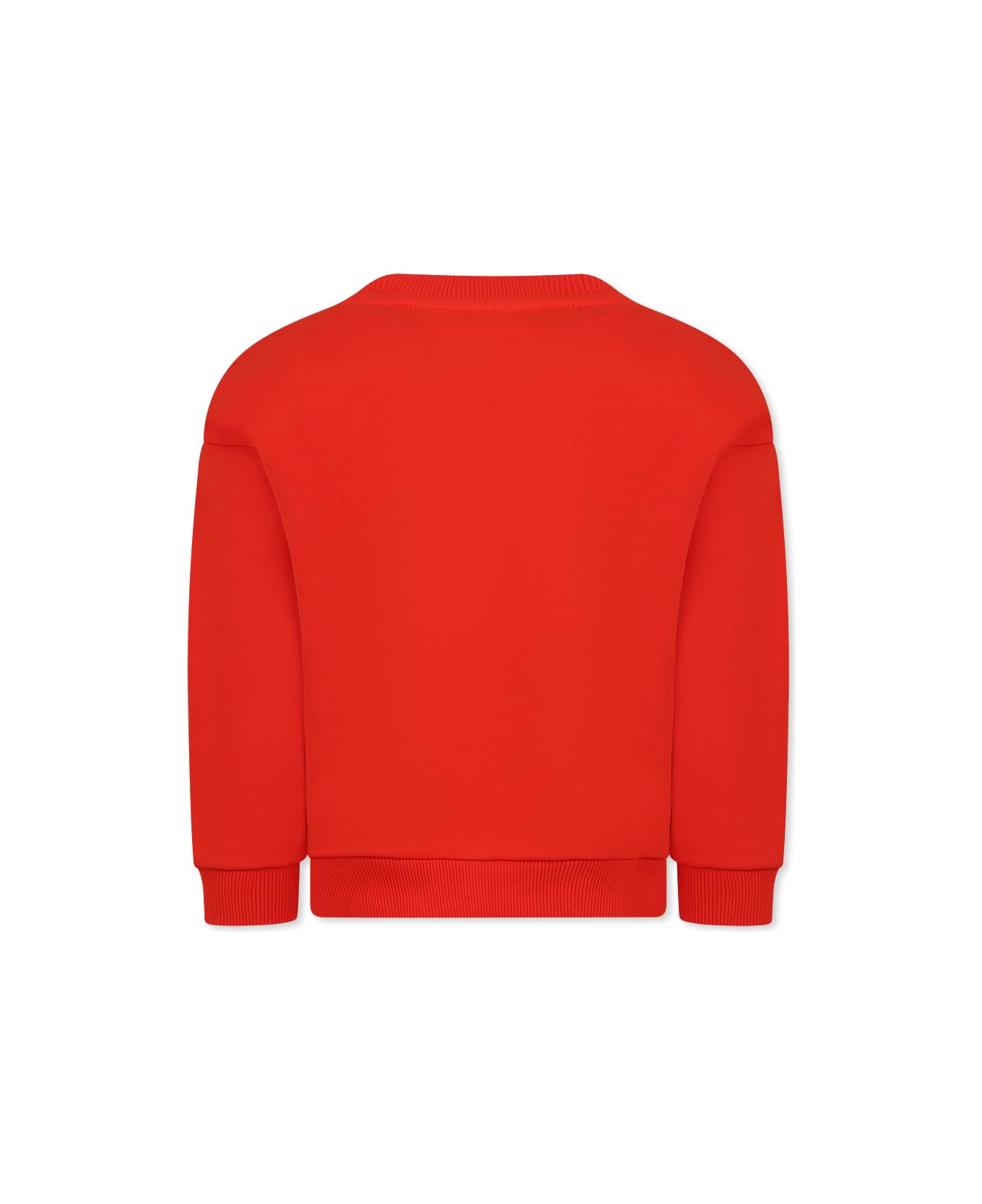 Kenzo Kids Red Sweatshirt For Kids With Lucky Tiger - Red
