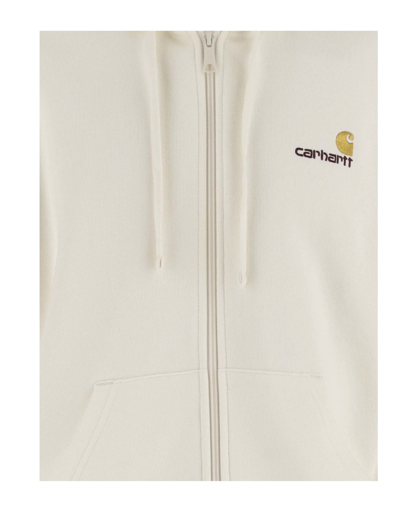 Carhartt Cotton Blend Sweatshirt With Logo - Ivory ニットウェア