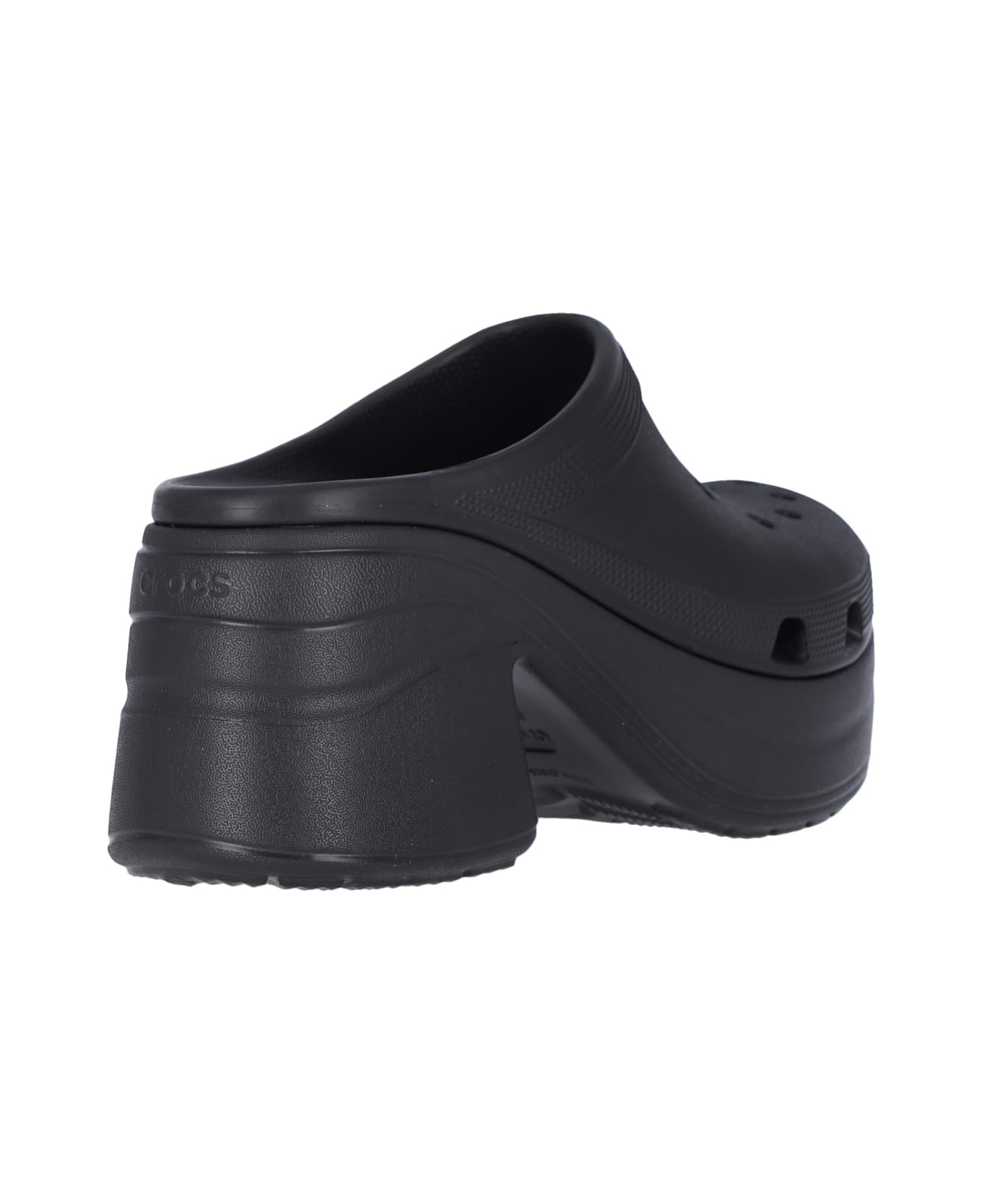 Crocs Mules Platform "siren" - Black  