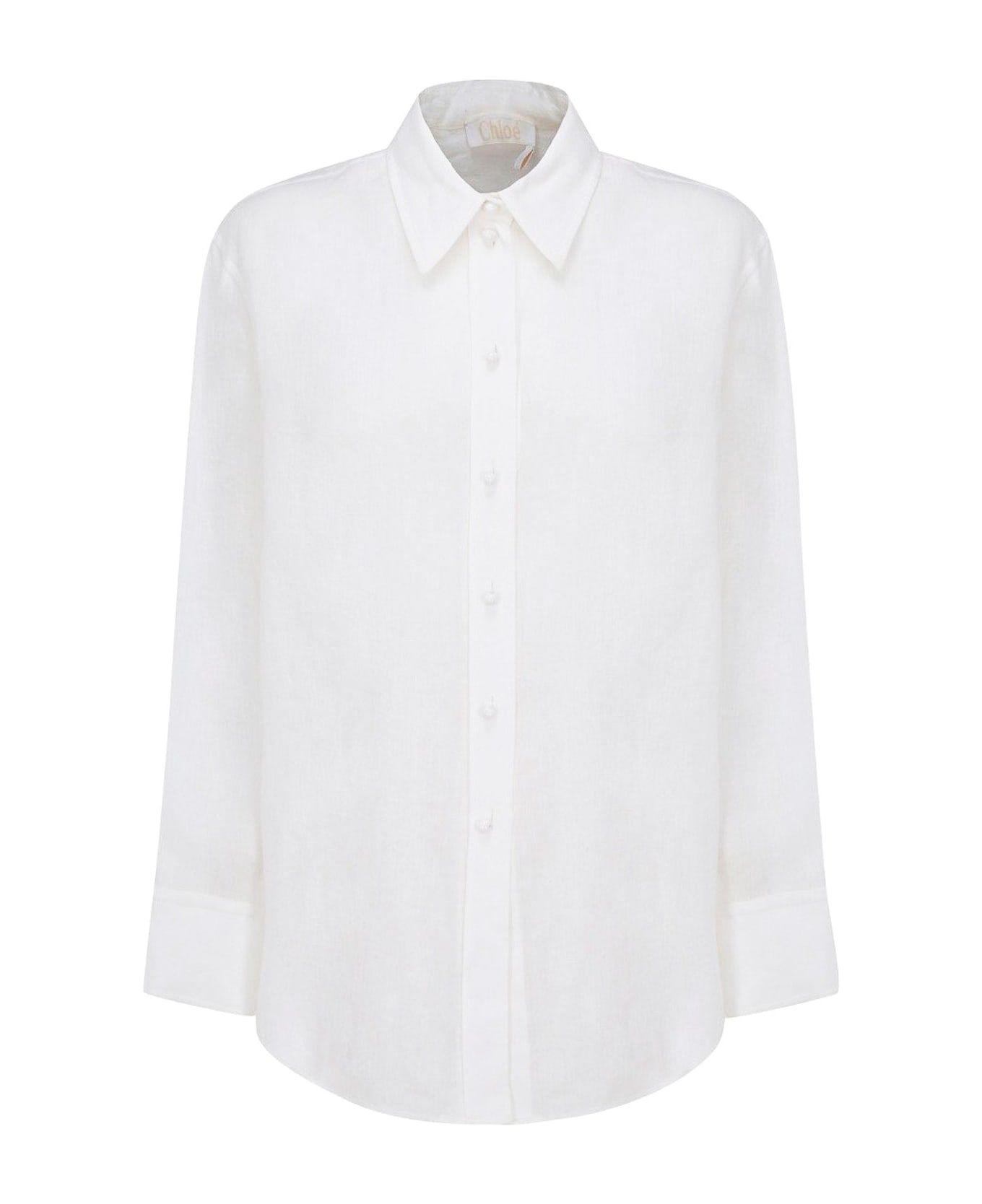 Chloé Linen Shirt - White シャツ
