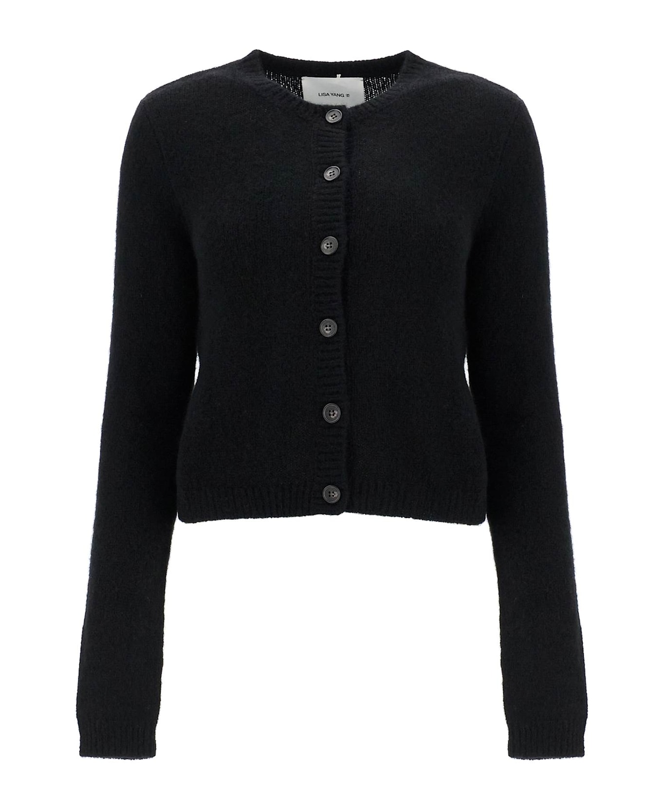 Lisa Yang Felicia Silk And Cashmere Cardigan - BLACK (Black)