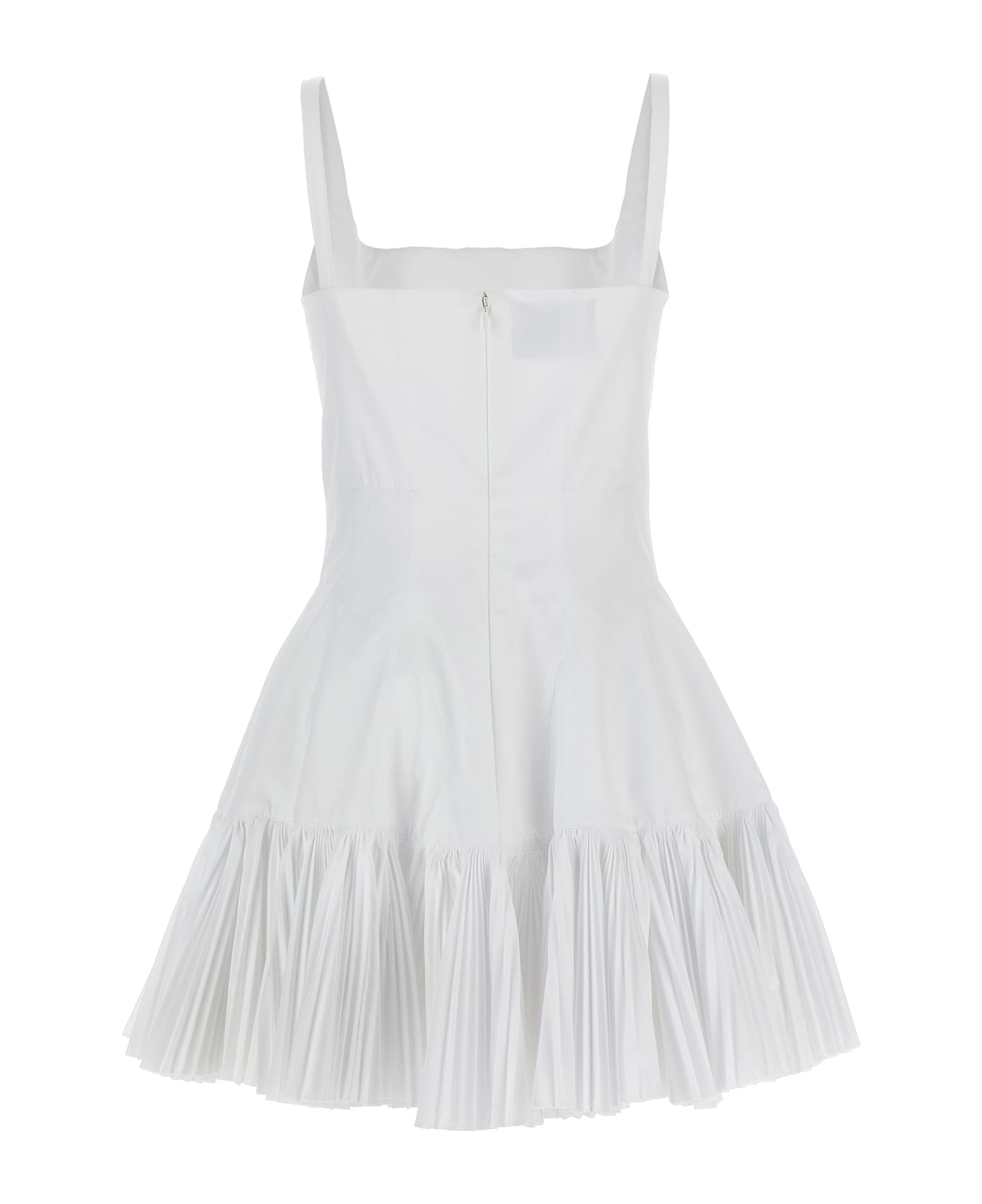 Giovanni Bedin Pleated Dress - White