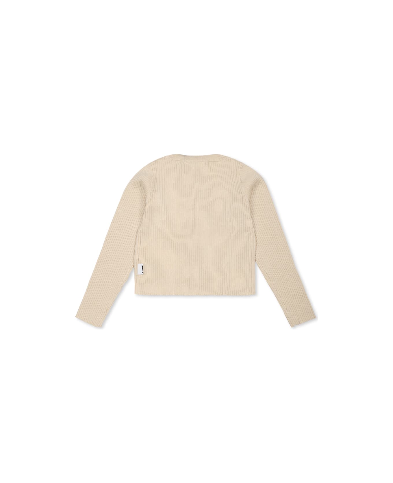 Molo Ivory Cardigan For Girl - Ivory