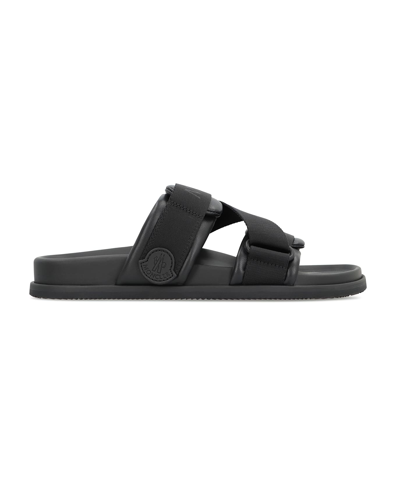 Moncler Mon Summer Slides - Pale pink