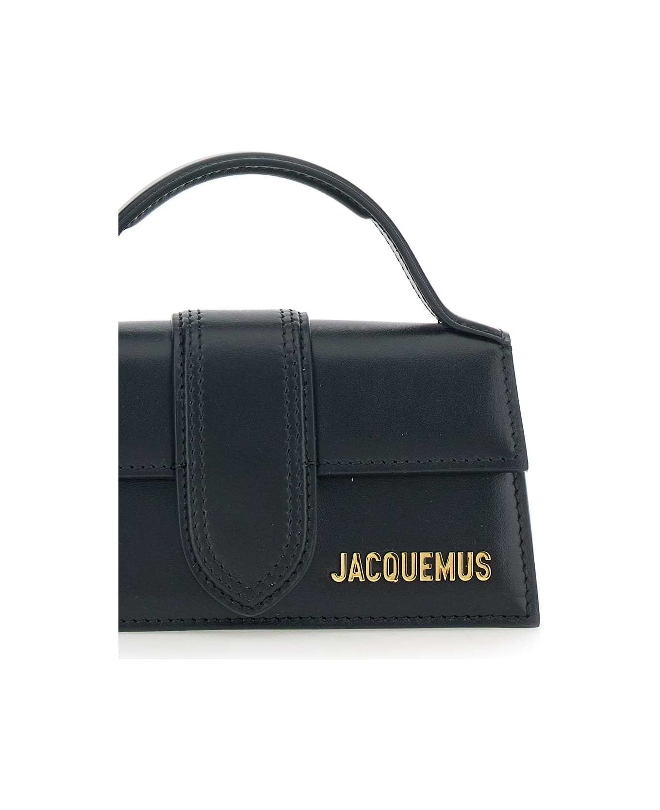Jacquemus 
le Bambino
 Black Handbag With Removable Shoulder Strap In Leather Woman - Black