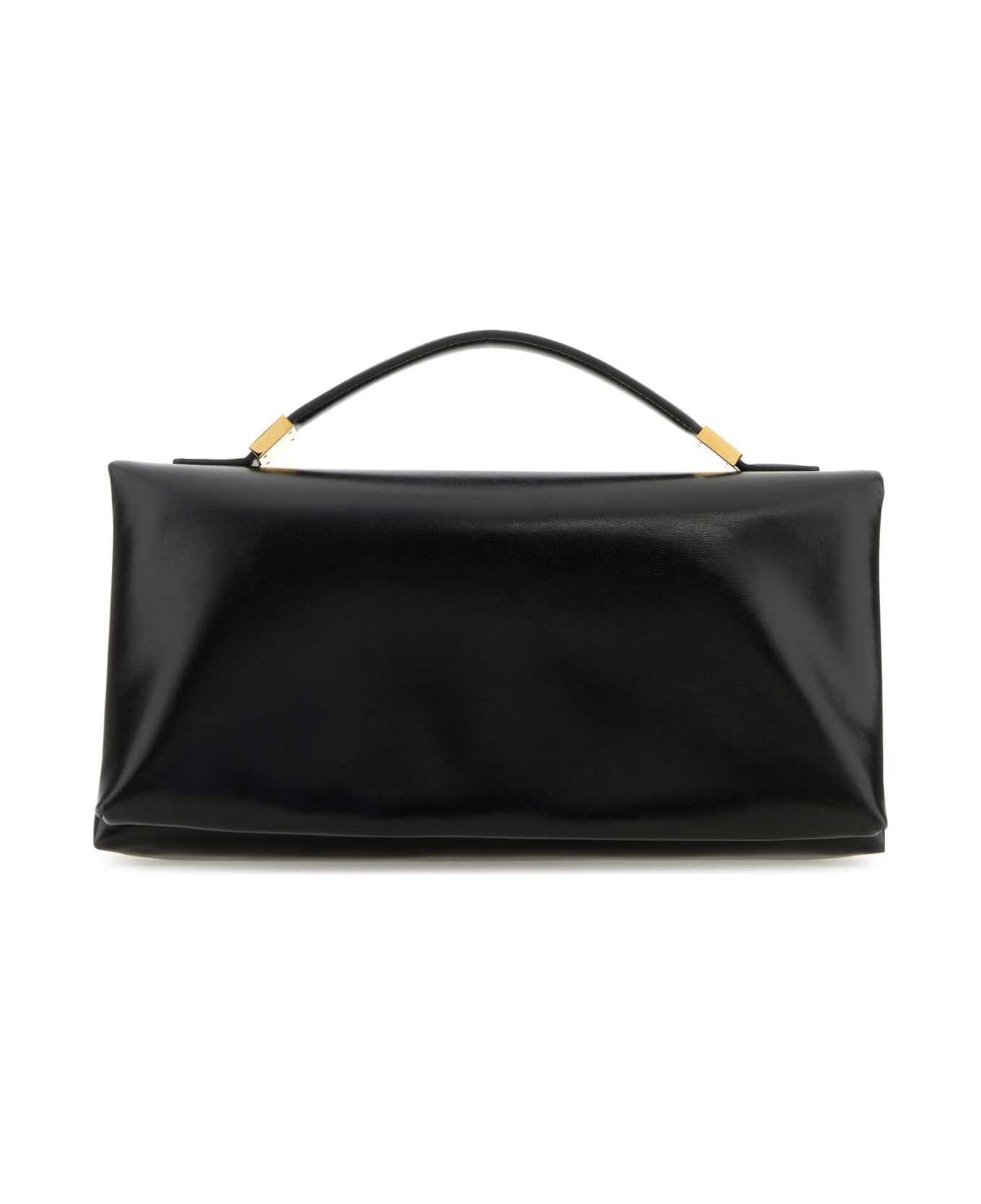 Marni Black Leather Prisma Handbag - 00N99