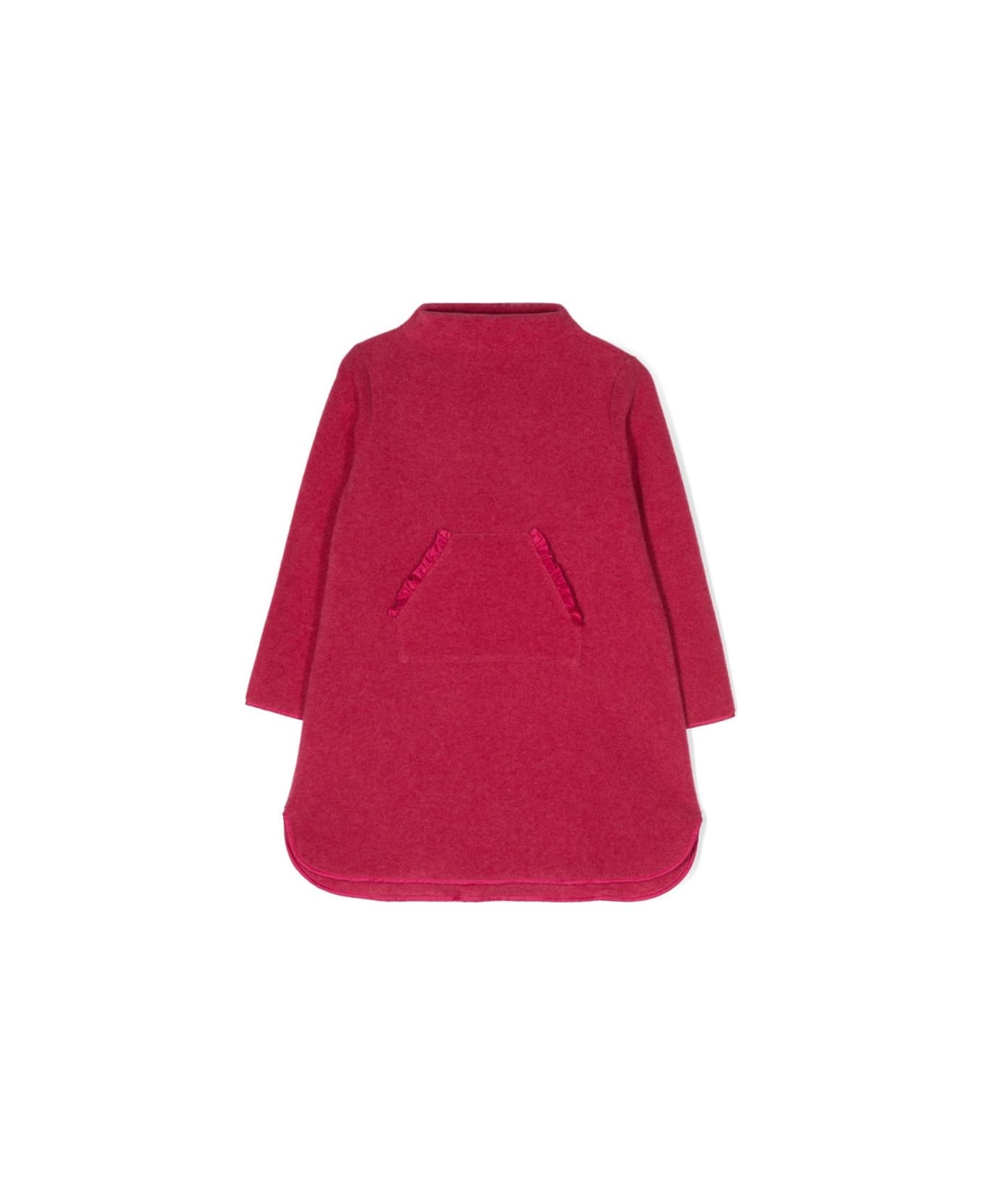 Il Gufo Ml Dress Front Pocket - RED