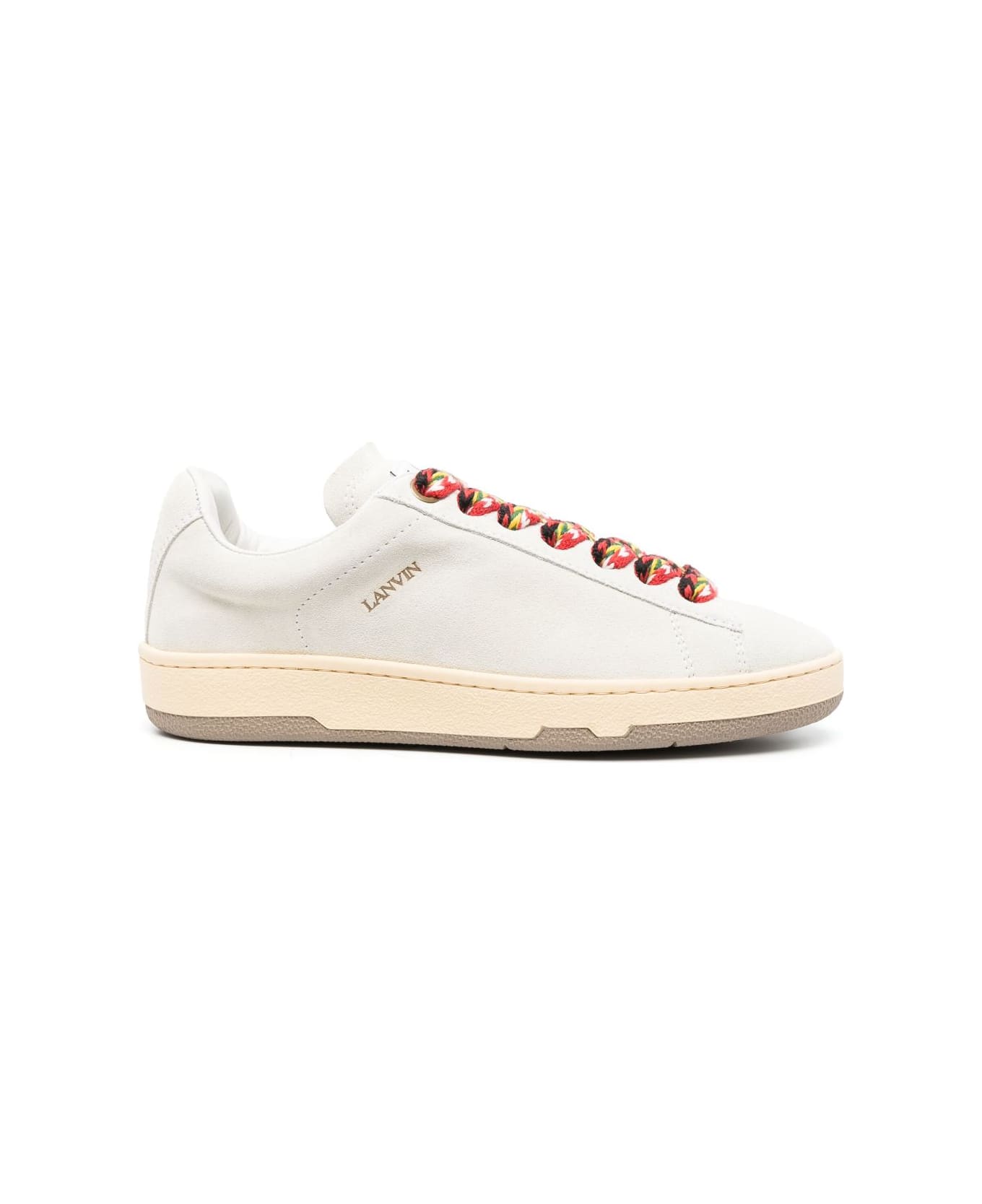 Lanvin Lite Curb Low Top Sneakers - White スニーカー