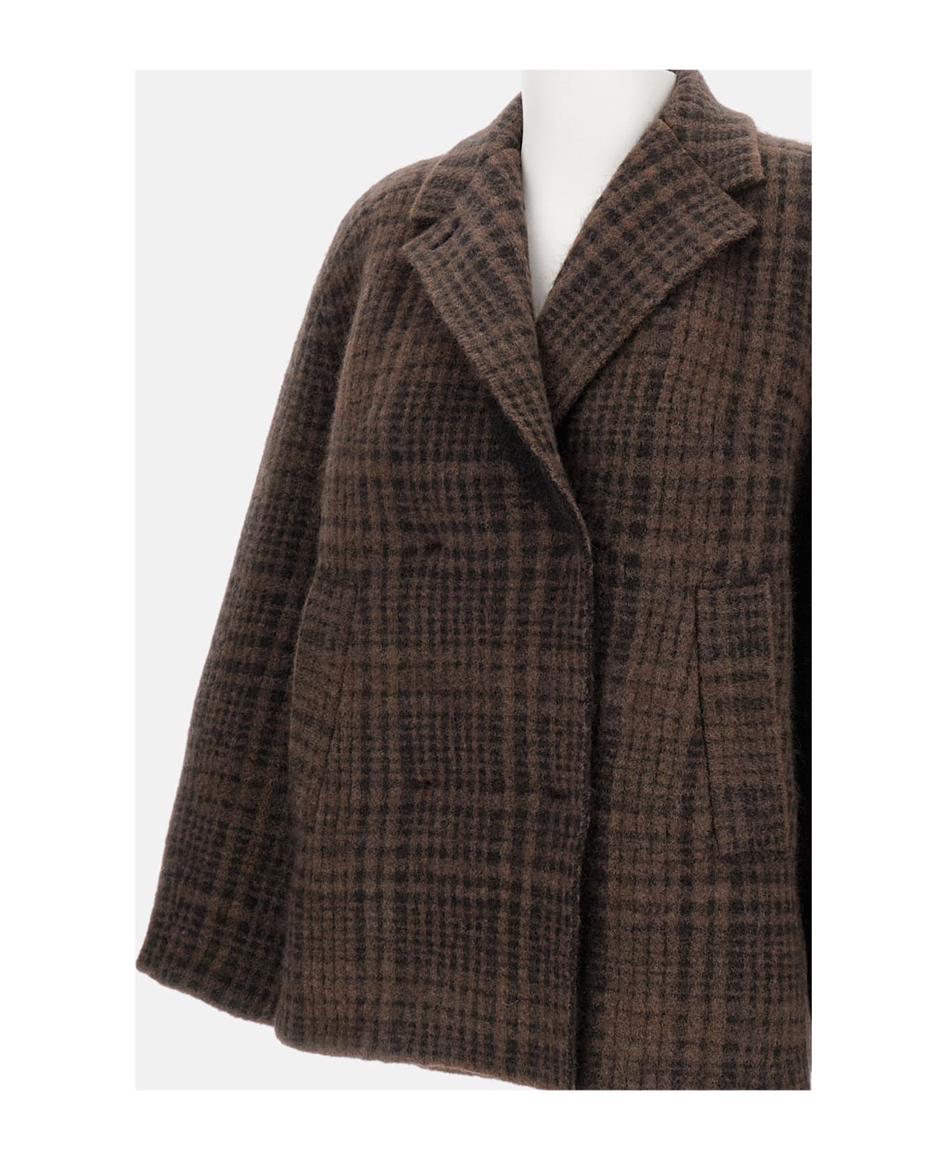 Boboutic Double-breasted Jacket - Brown