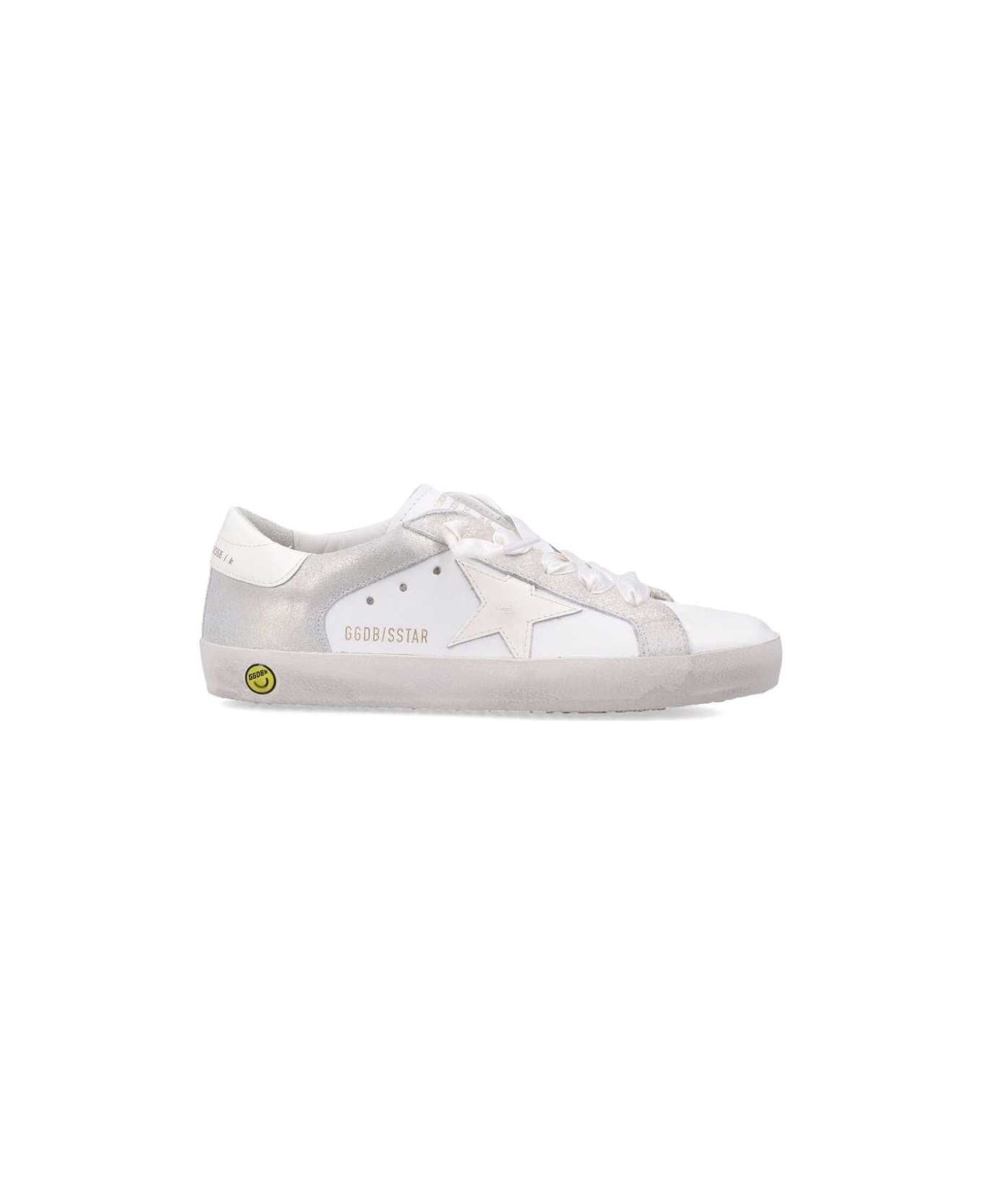 Golden Goose Kids Superstar Sneakers - White
