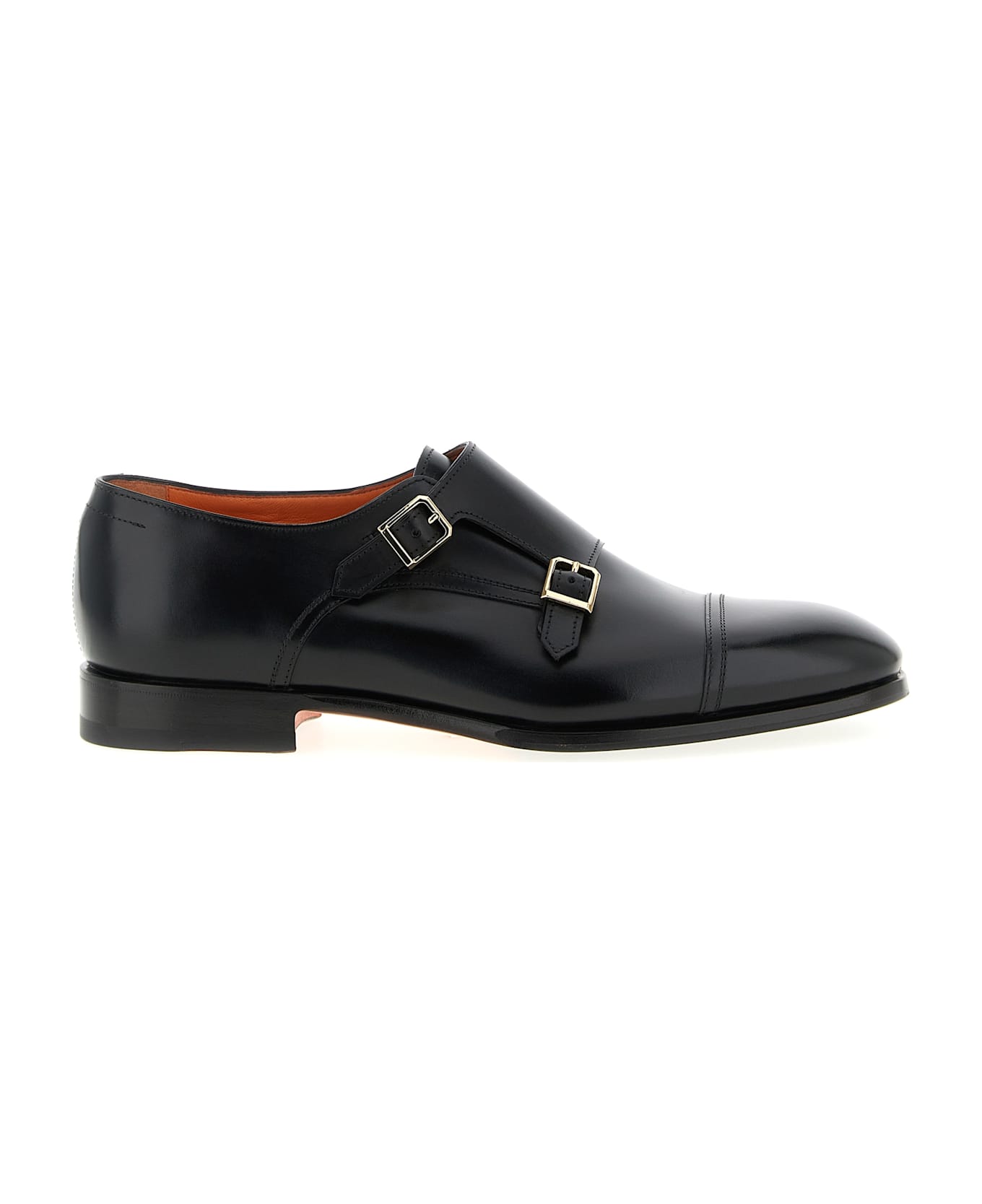 Santoni 'axel' Buckle Loafers - Multicolor