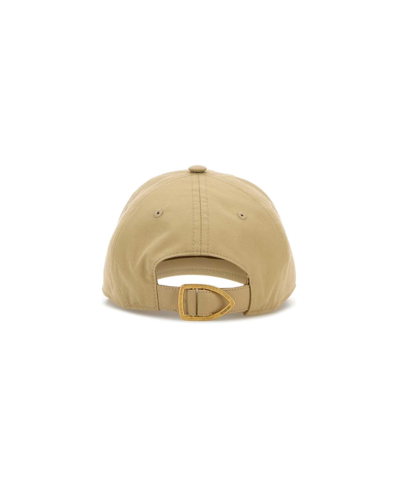 Burberry Beige Cotton Baseball Cap - FLAX