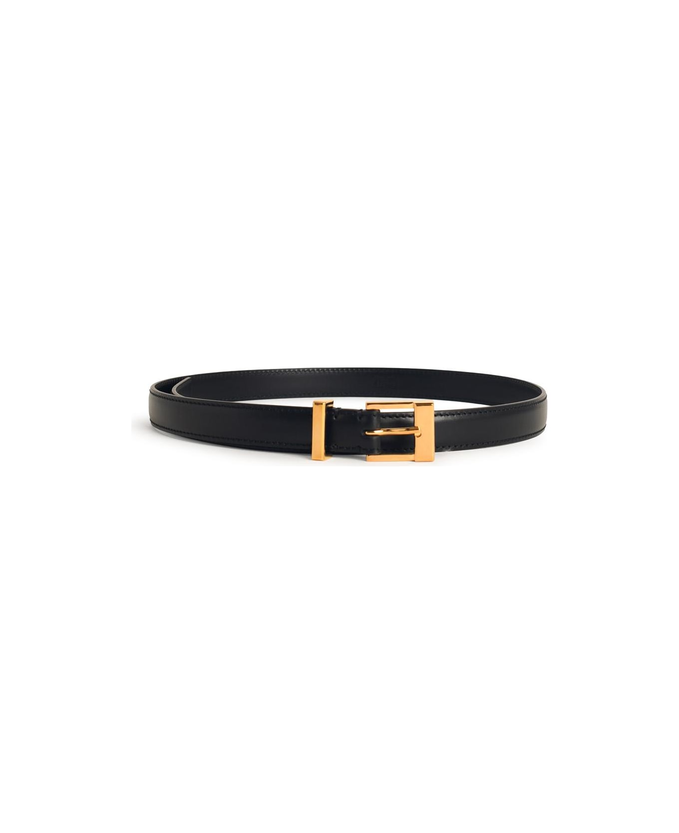 Khaite 
manhattan
 Black Leather Belt - BLACK