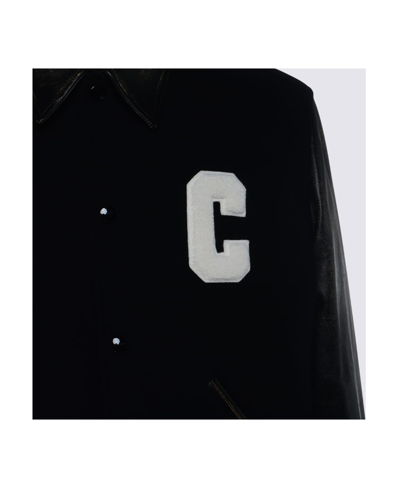 Celine Black Wool Casual Jacket - Black