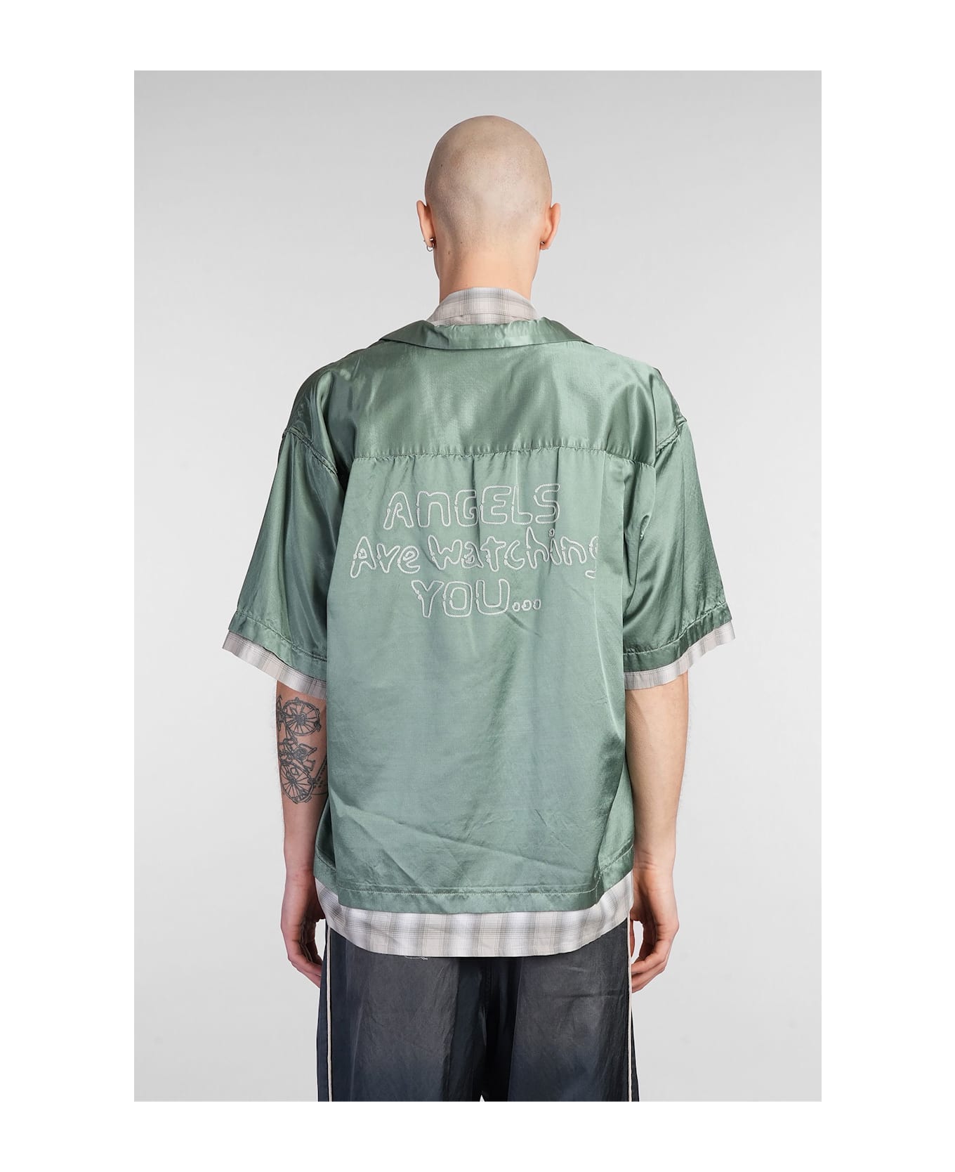 Mihara Yasuhiro Shirt In Khaki Cotton - khaki