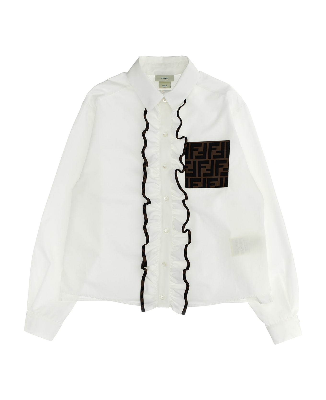 Fendi 'ff' Shirt - White