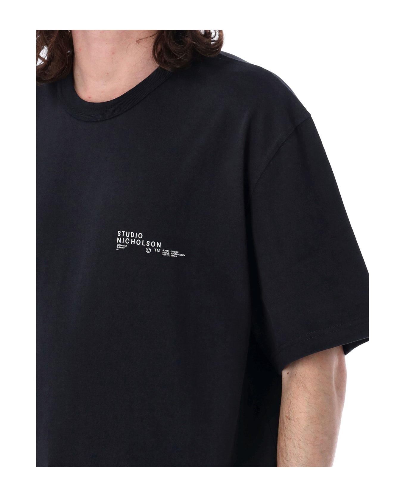 Studio Nicholson Module T-shirt - DARKEST NAVY